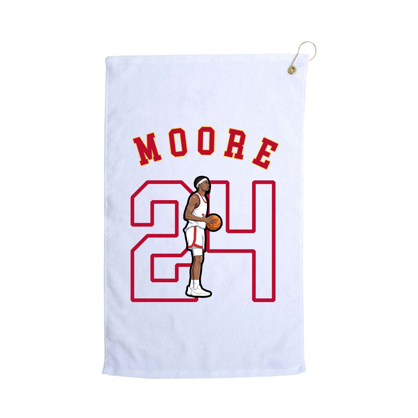 Golf Towel — Shirsey Arch in White