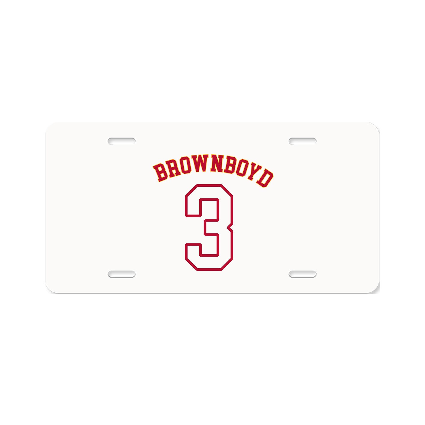 License Plate — Shirsey Arch in Classic