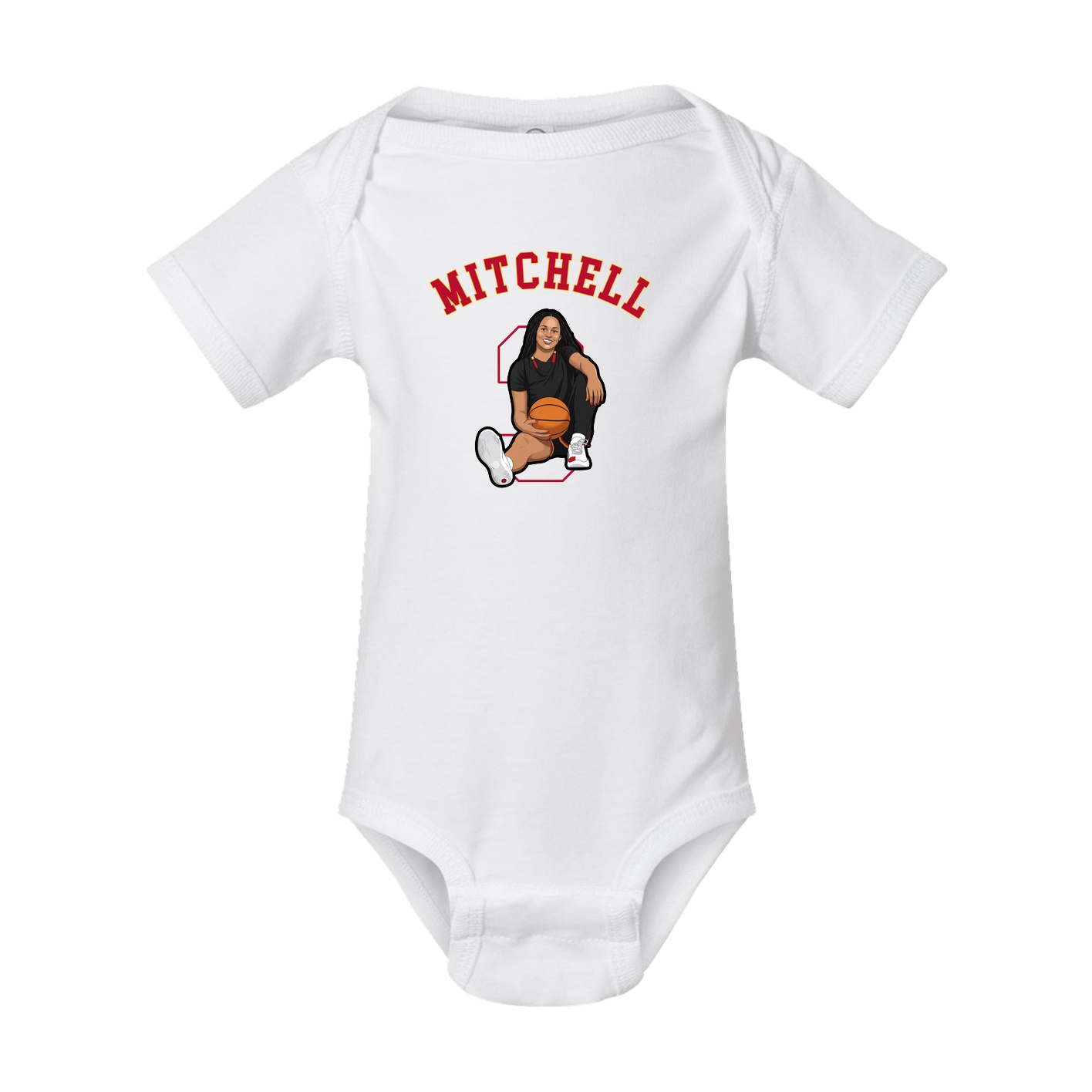 Baby Onesie — Shirsey Arch in White