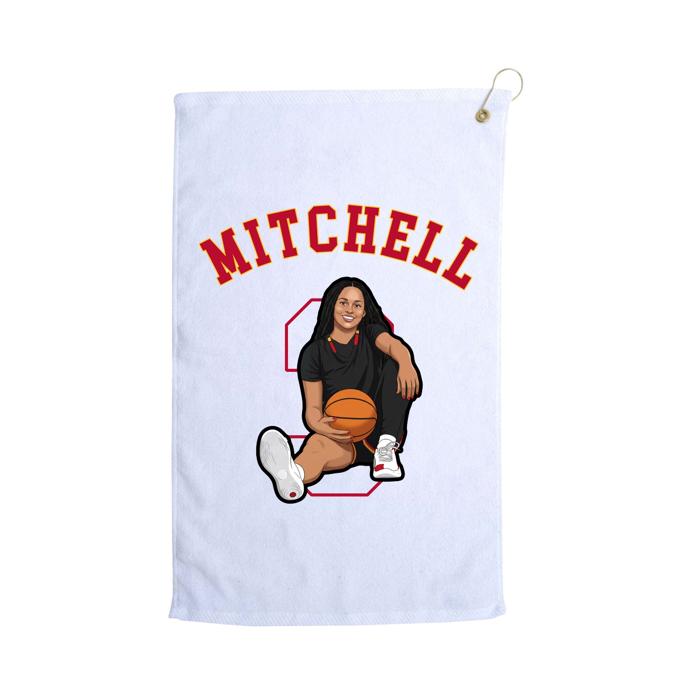 Golf Towel — Shirsey Arch in White