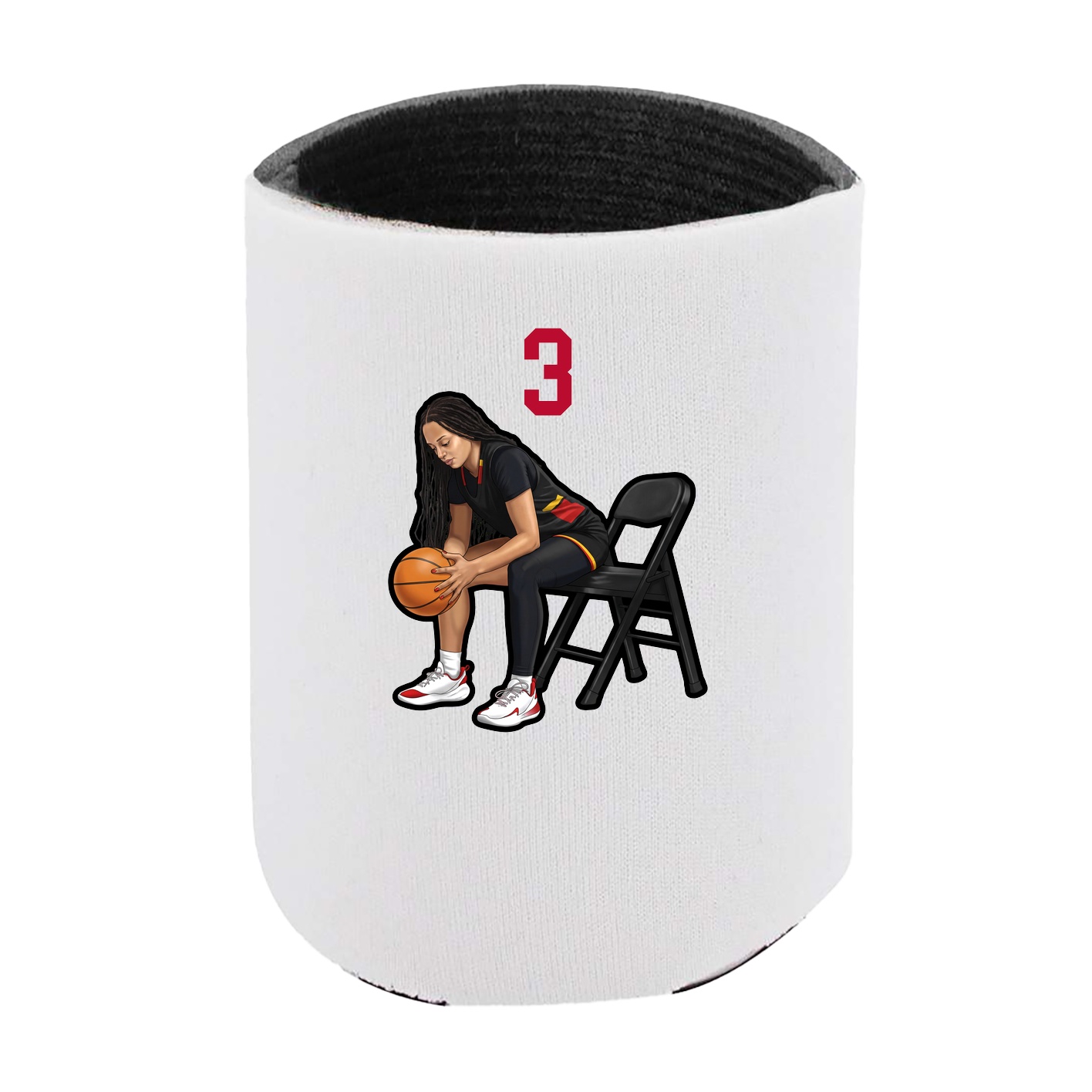 Can Holder — Number Top in White