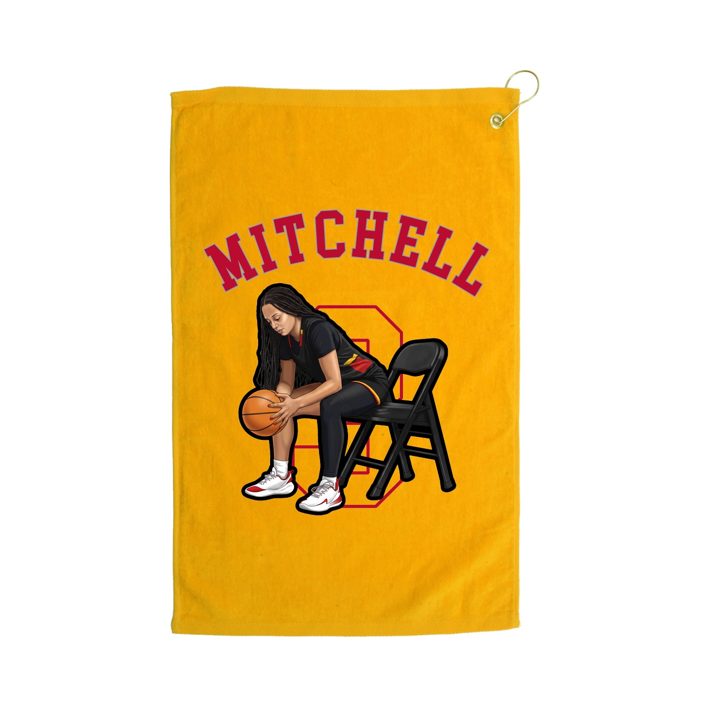 Golf Towel — Shirsey Arch in Gold