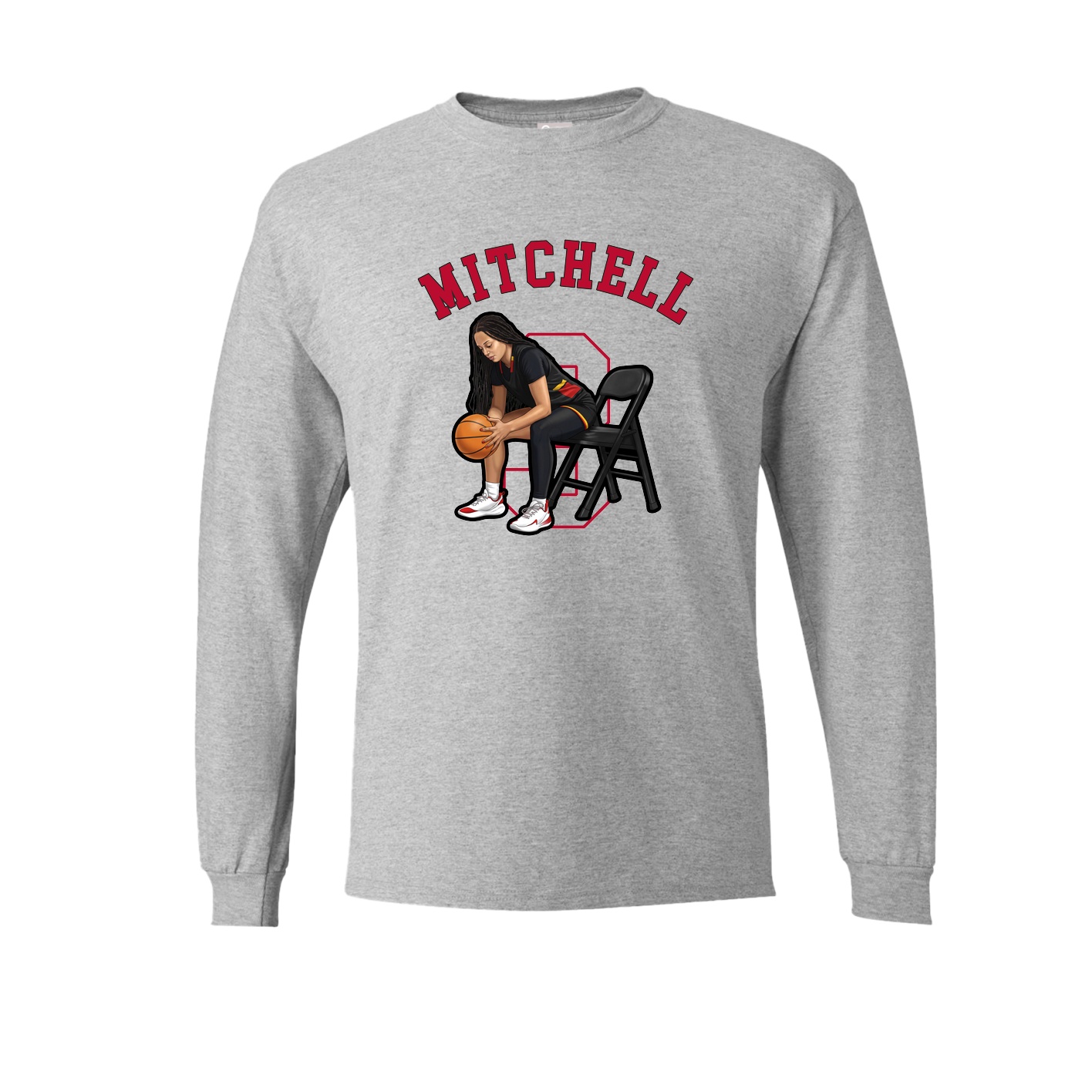 Long Sleeve Tee — Shirsey Arch in Grey