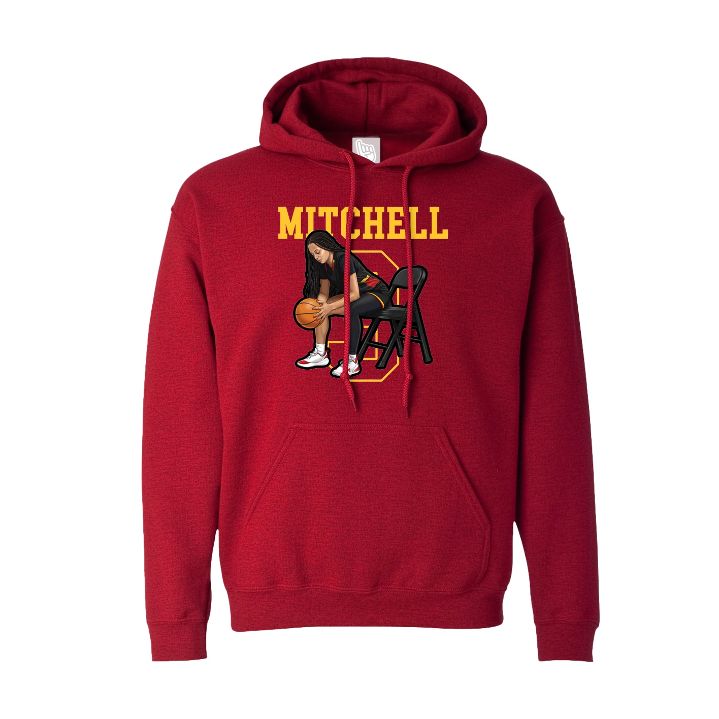Hoodie — Shirsey in Crimson