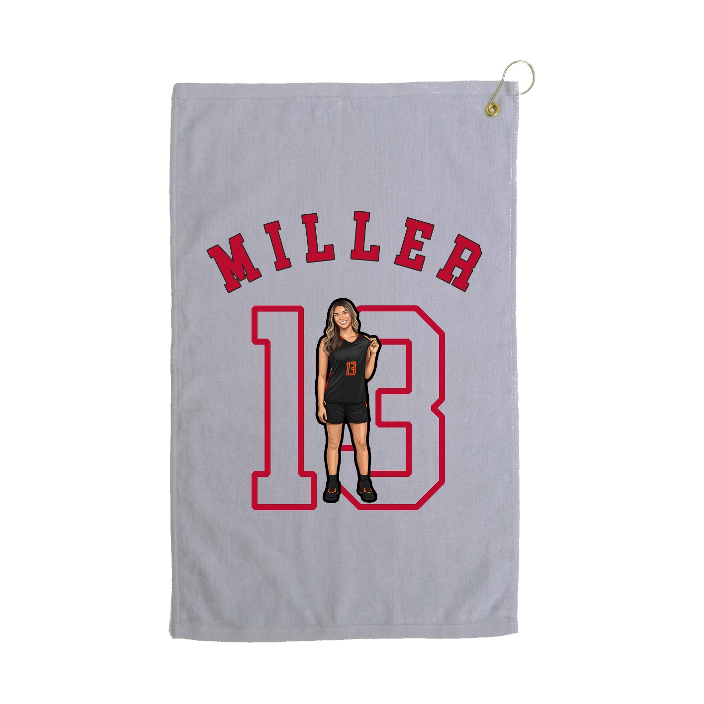 Golf Towel — Shirsey Arch in Grey