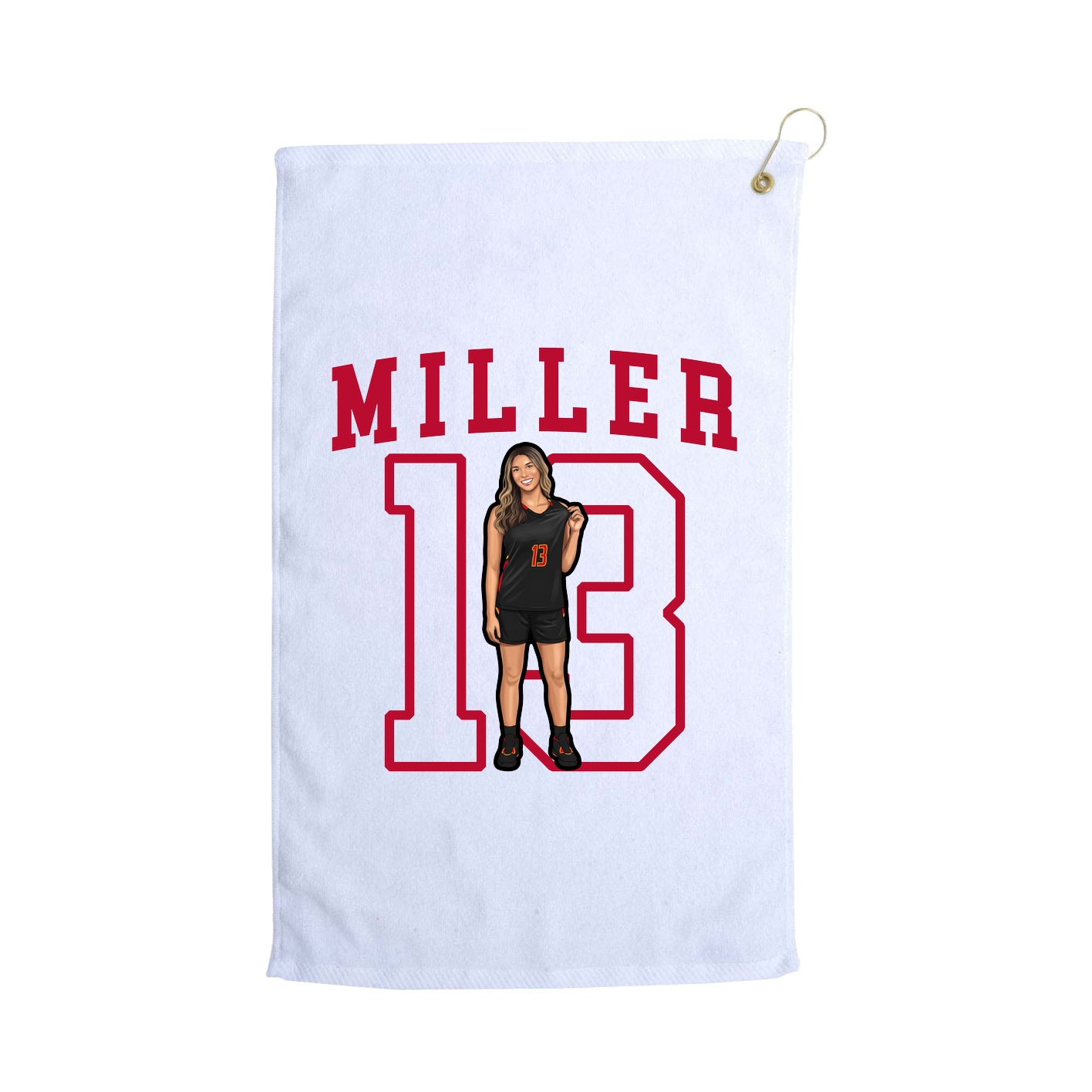 Golf Towel — Shirsey in White