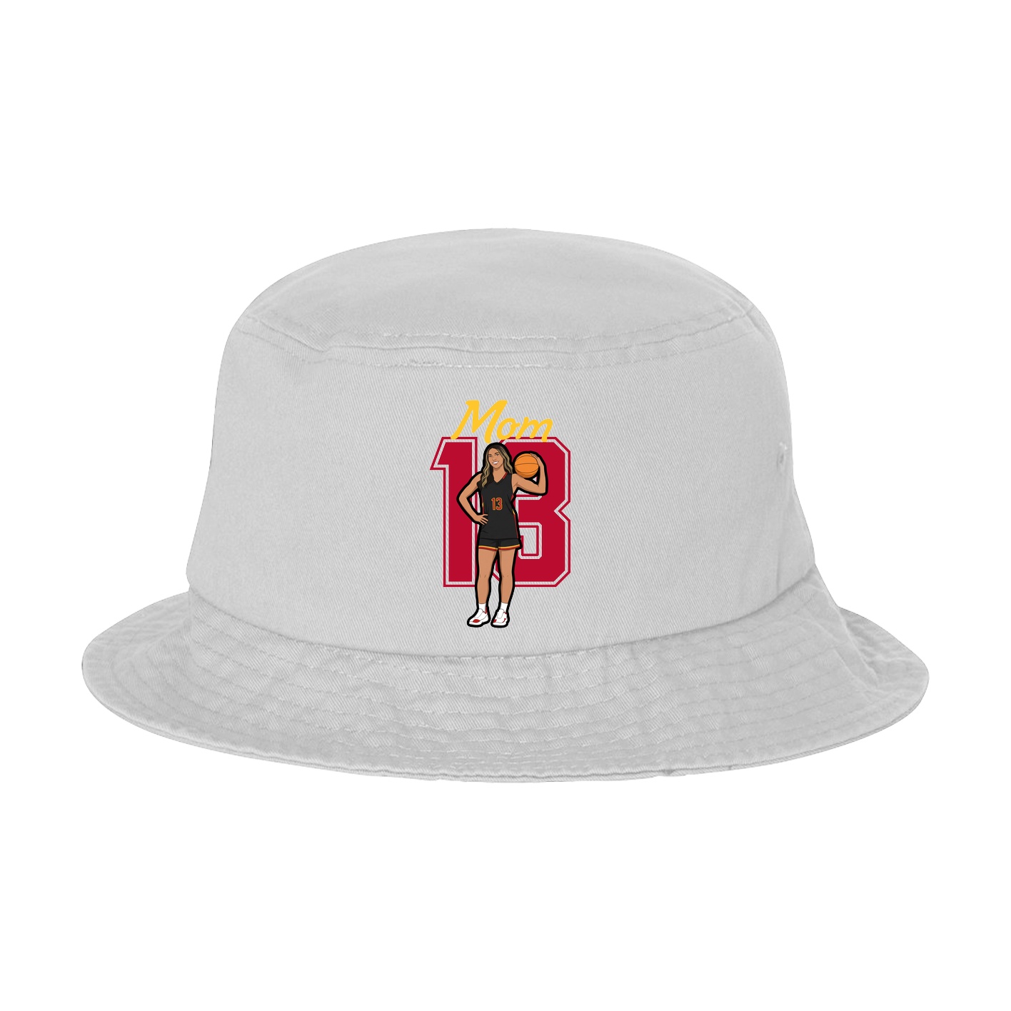 Bucket Cap — Mothers Day Shirsey in White