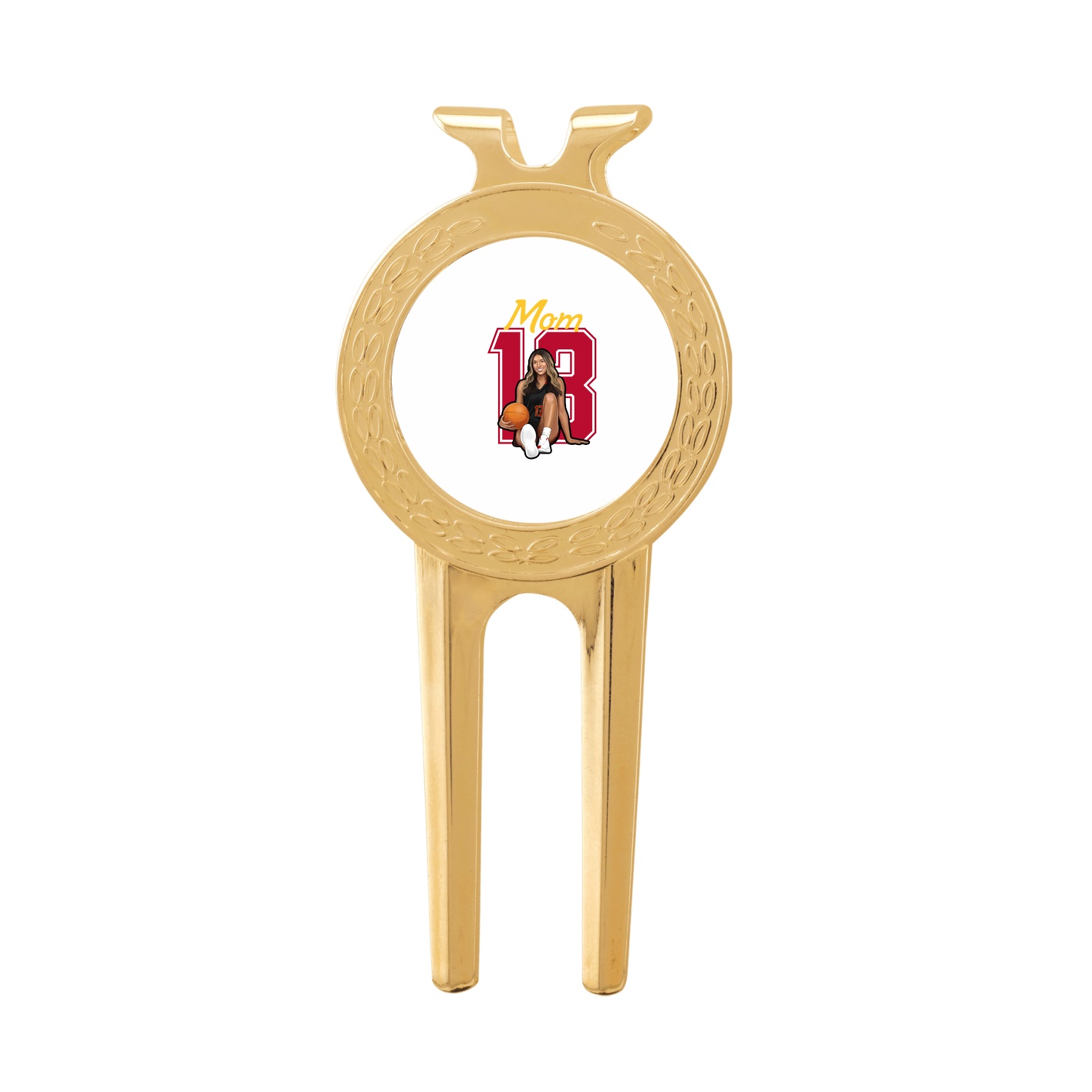 Divot Tool with Ball Marker — Mothers Day Shirsey in Classic