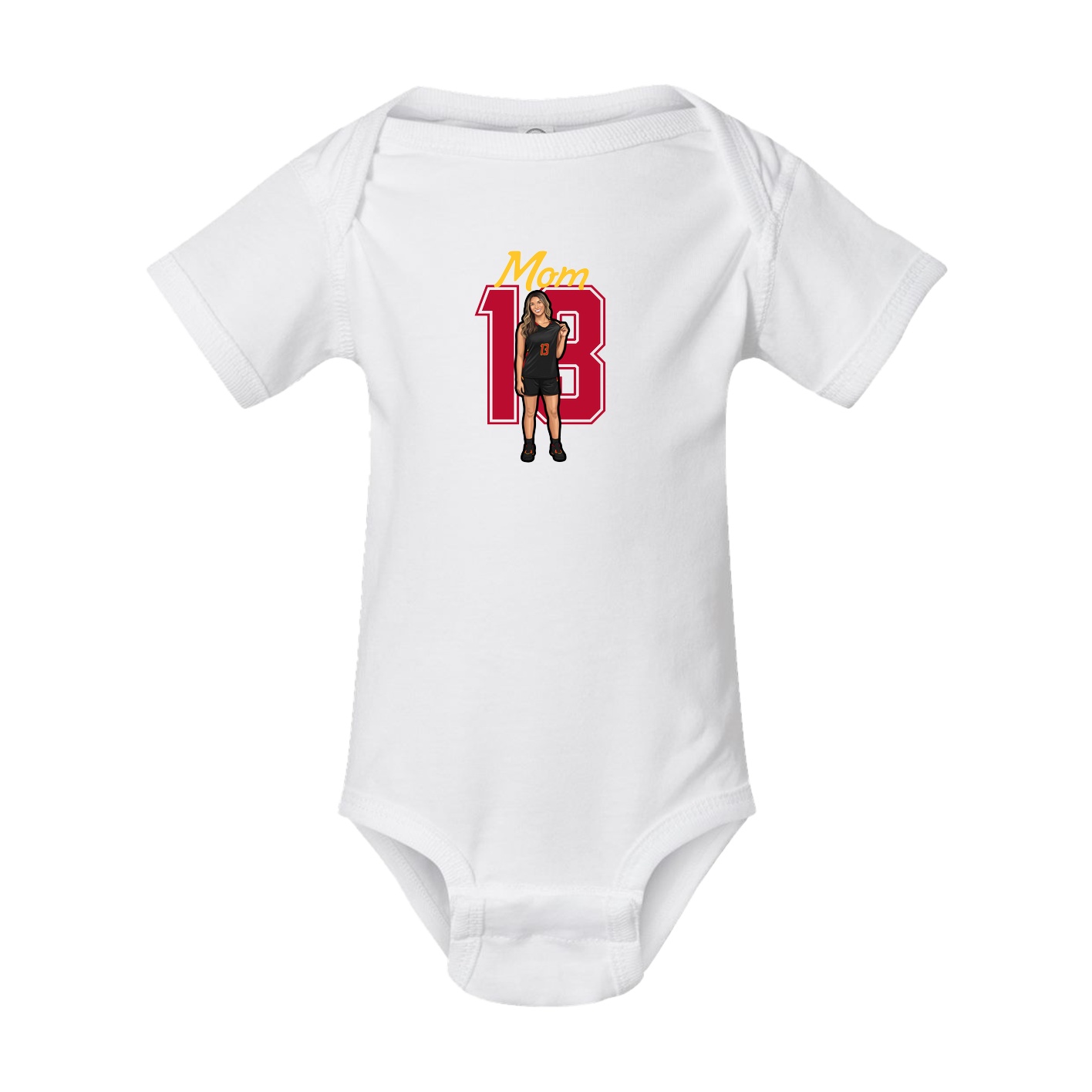Baby Onesie — Mothers Day Shirsey in White
