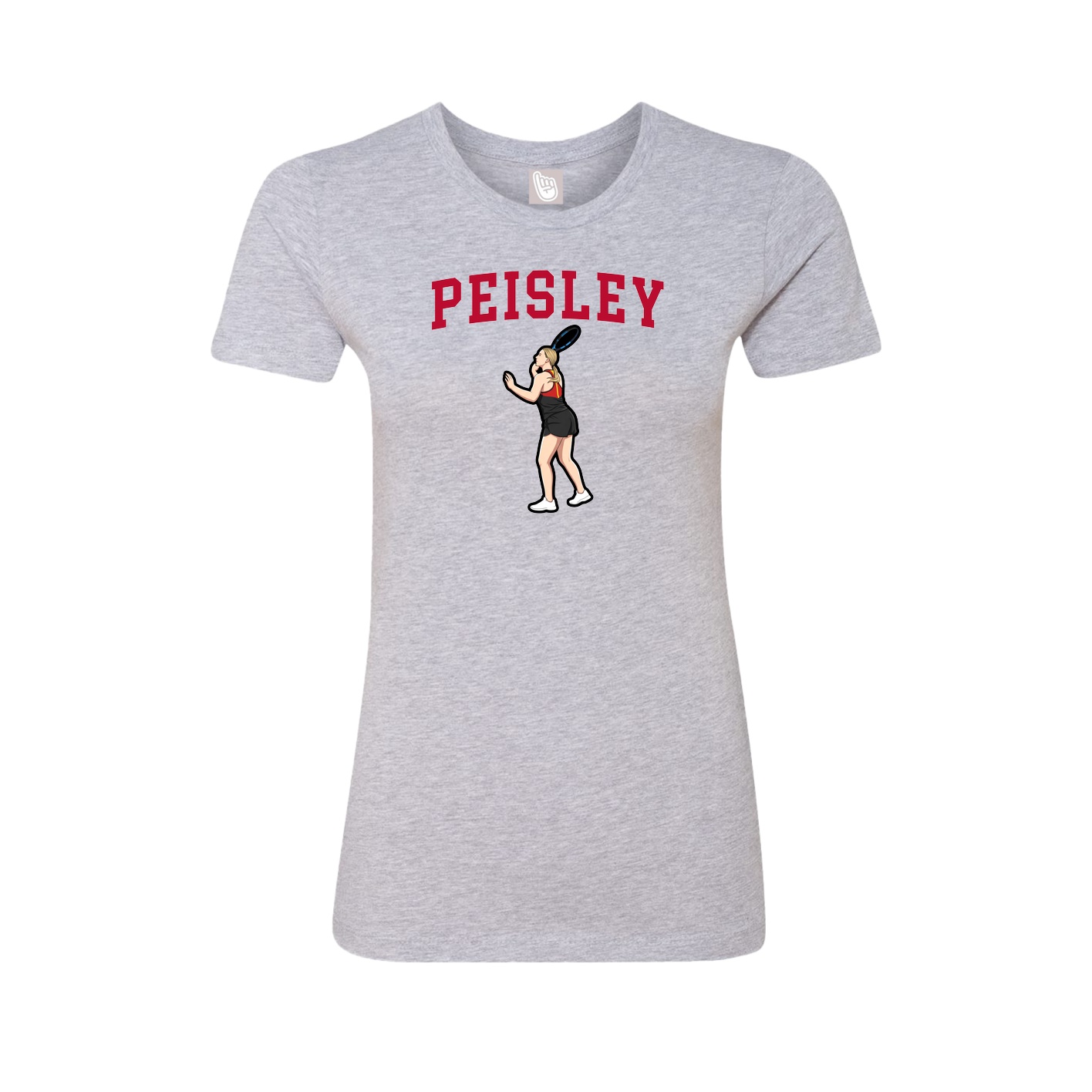 Fitted Women's Tee — Shirsey in Grey