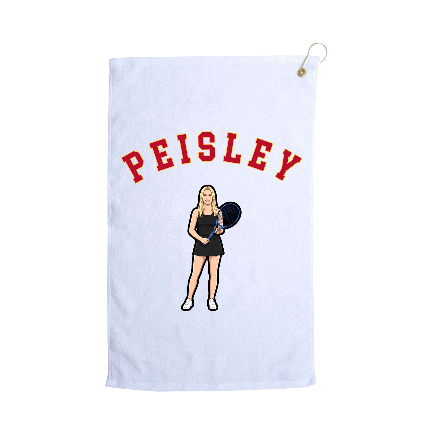 Golf Towel — Shirsey Arch in White