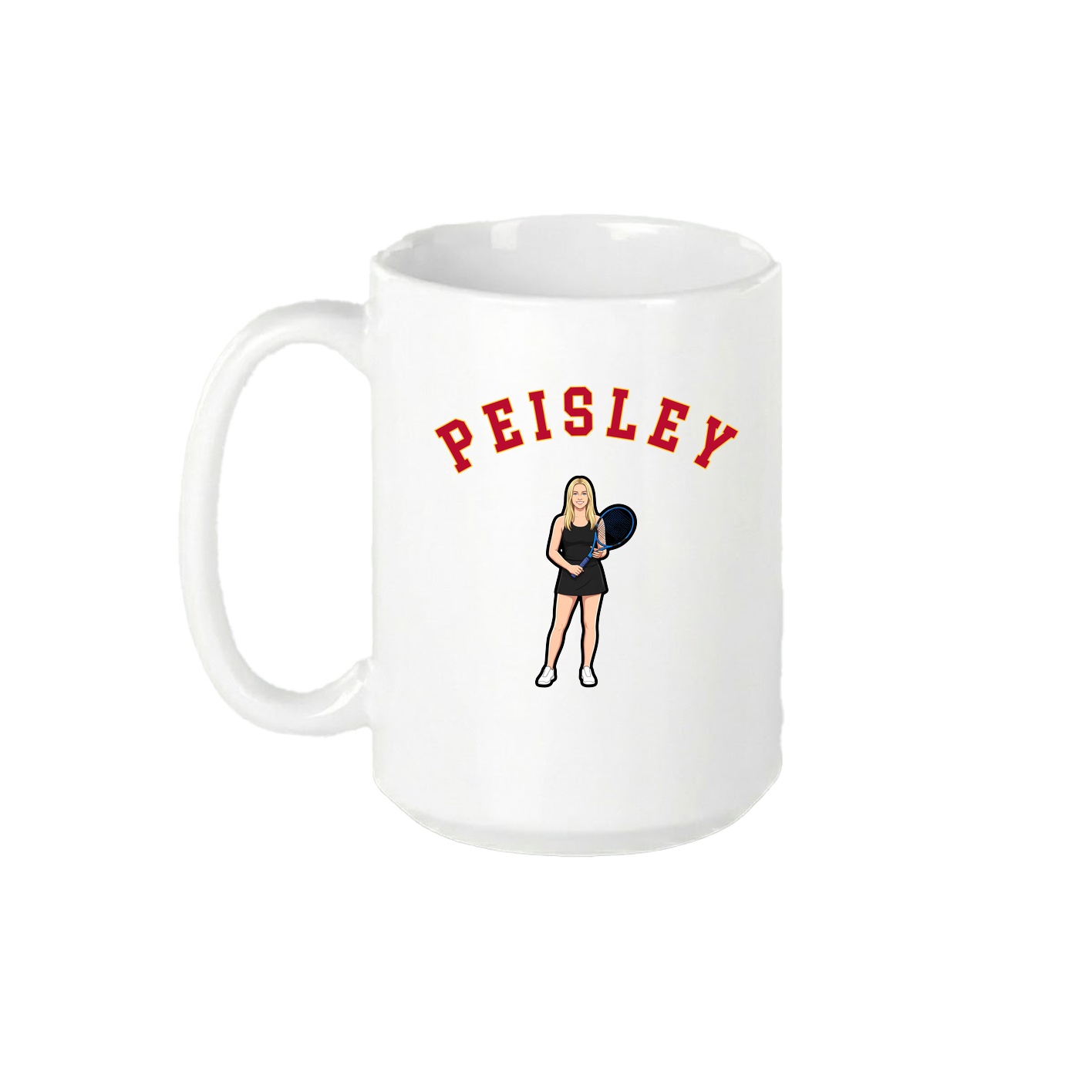 15oz Coffee Mug — Shirsey Arch in White