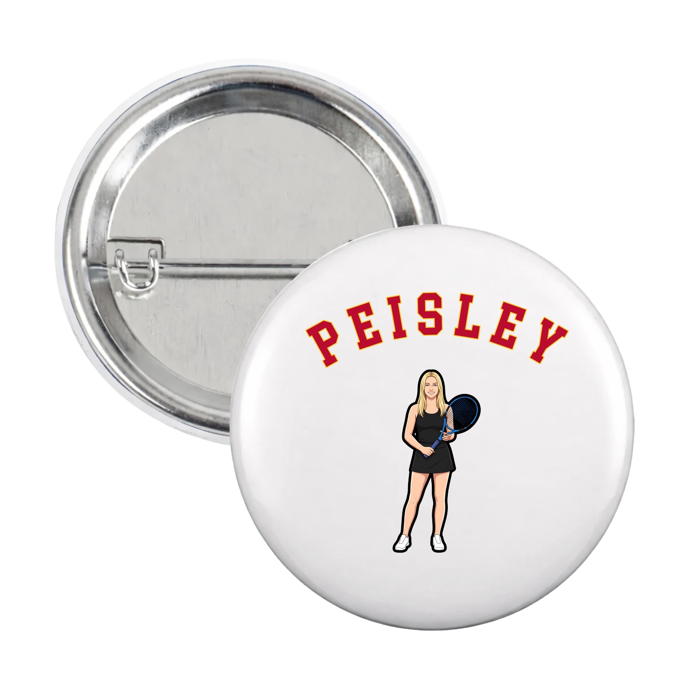 Game Day Button — Shirsey Arch in White
