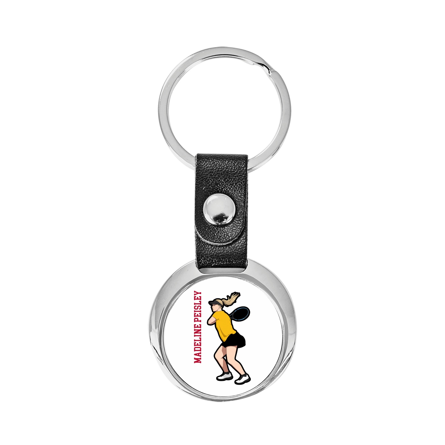 Key Chain — Name Vertical in Classic