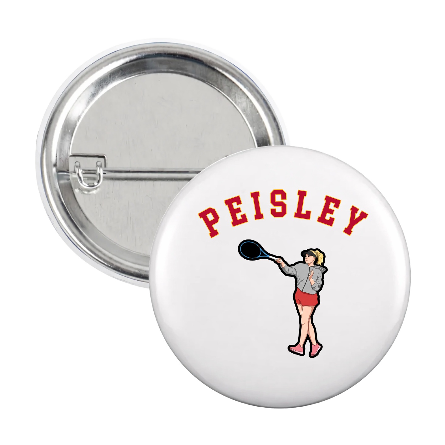 Game Day Button — Shirsey Arch in White
