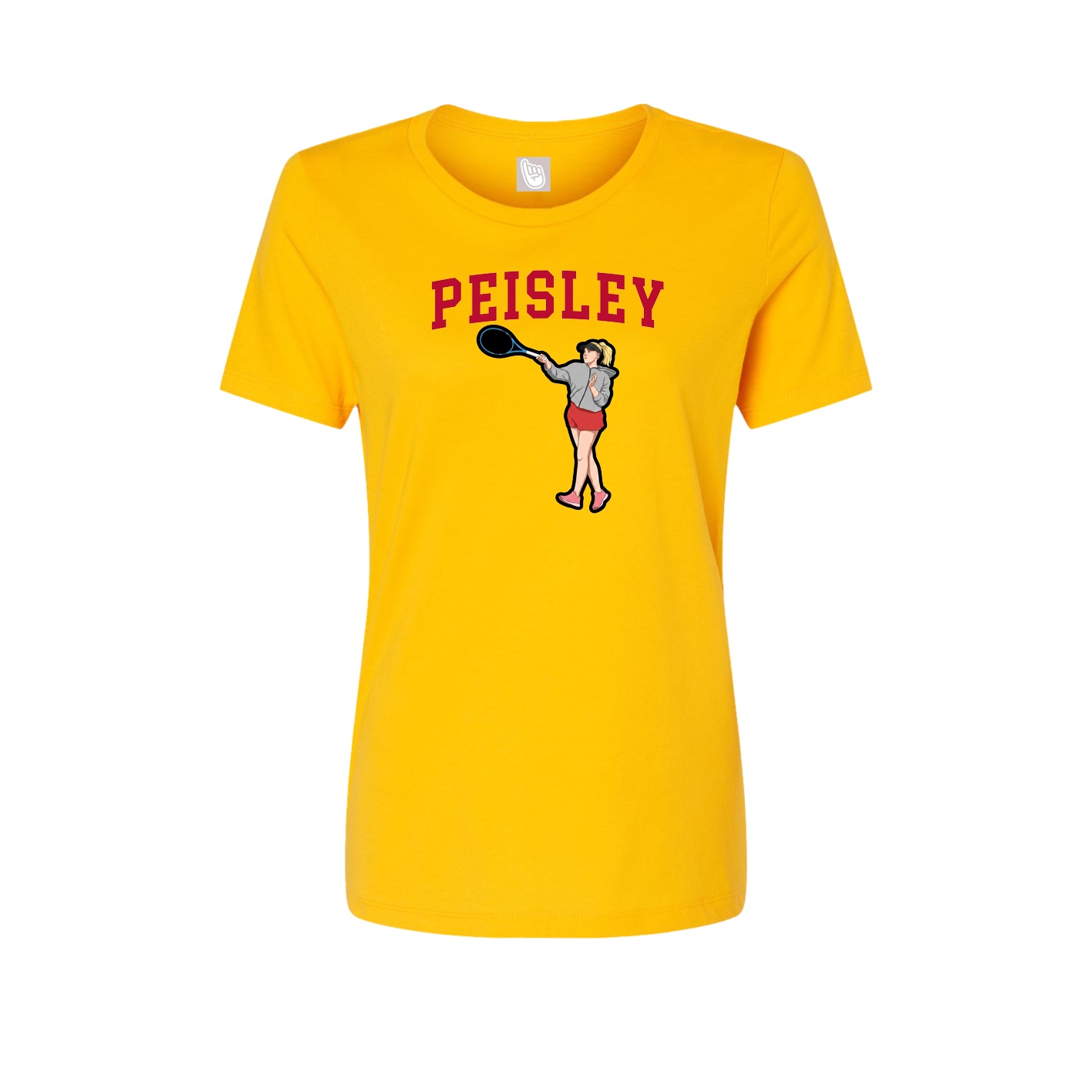 Fitted Women's Tee — Shirsey in Gold