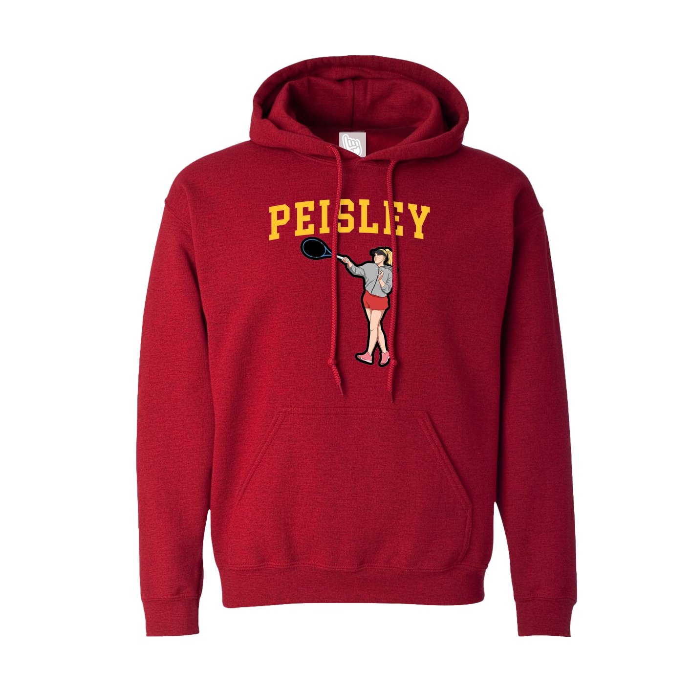 Hoodie — Shirsey in Crimson