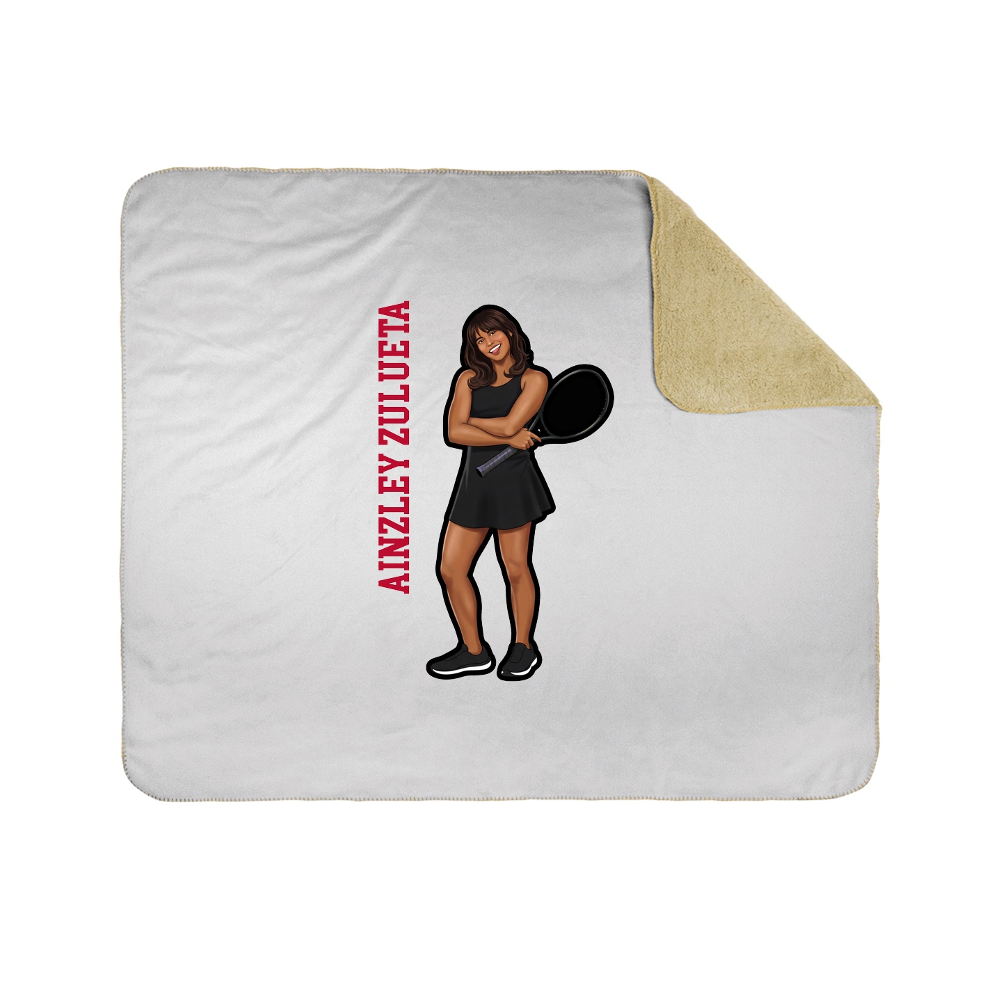 50x60 Sherpa Lined Throw Blanket