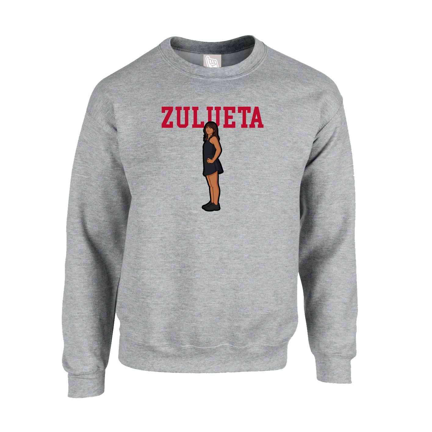 Fleece Crew — Shirsey in Grey
