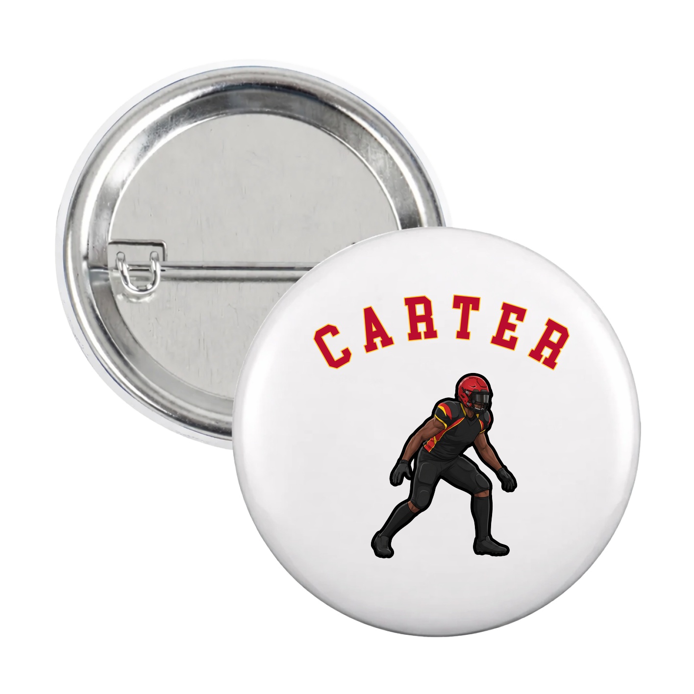Game Day Button — Shirsey Arch in White