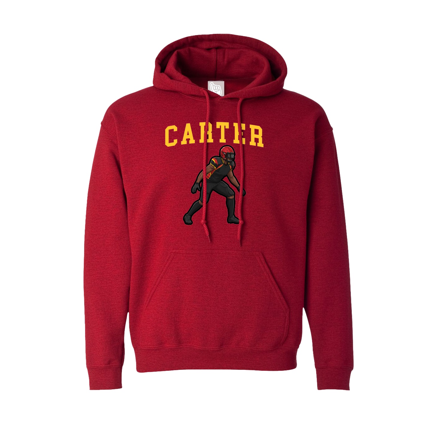 Hoodie — Shirsey in Crimson