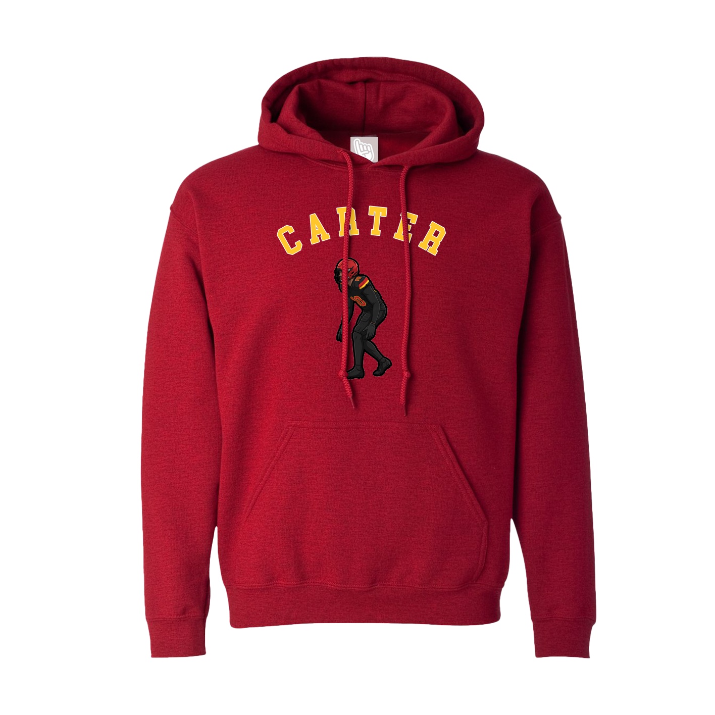 Hoodie — Shirsey Arch in Crimson