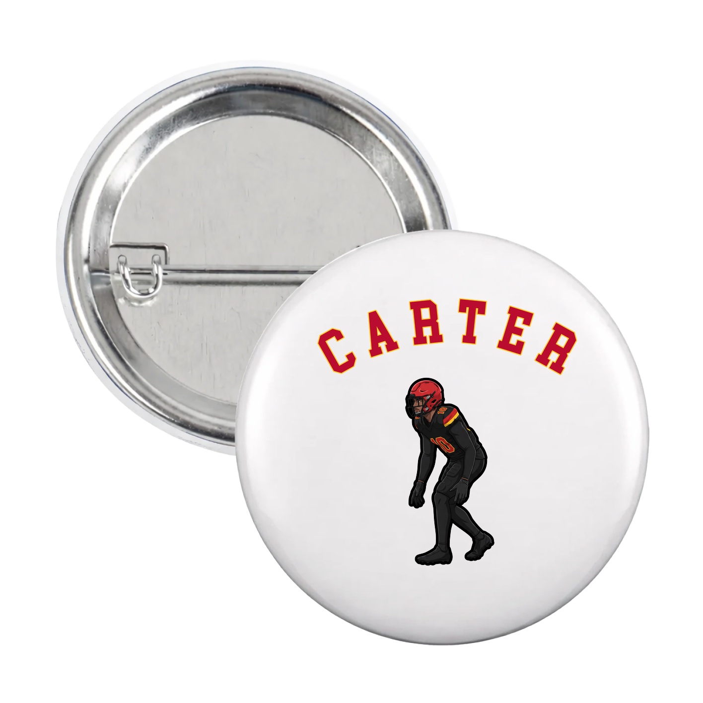 Game Day Button — Shirsey Arch in White