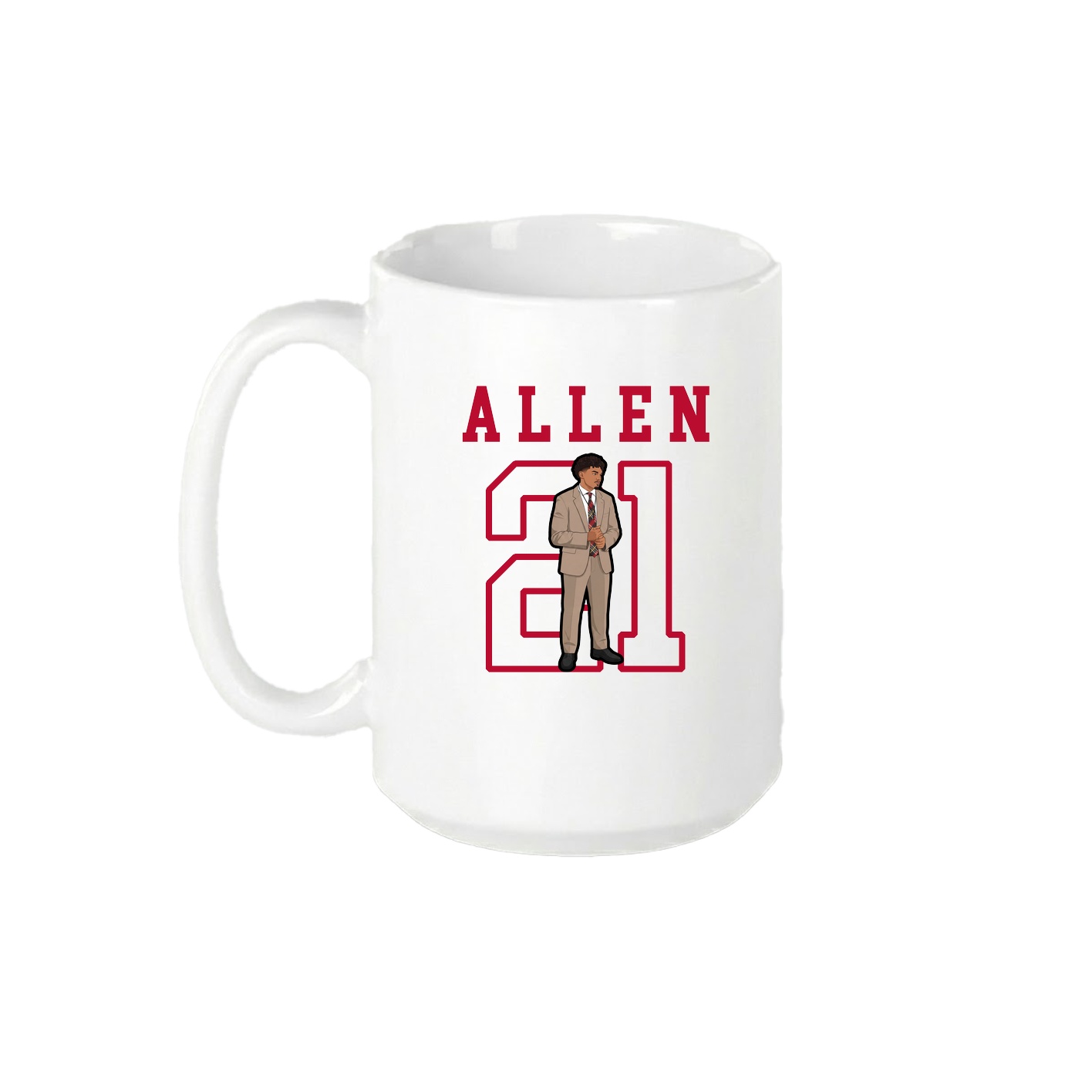 15oz Coffee Mug — Shirsey in White
