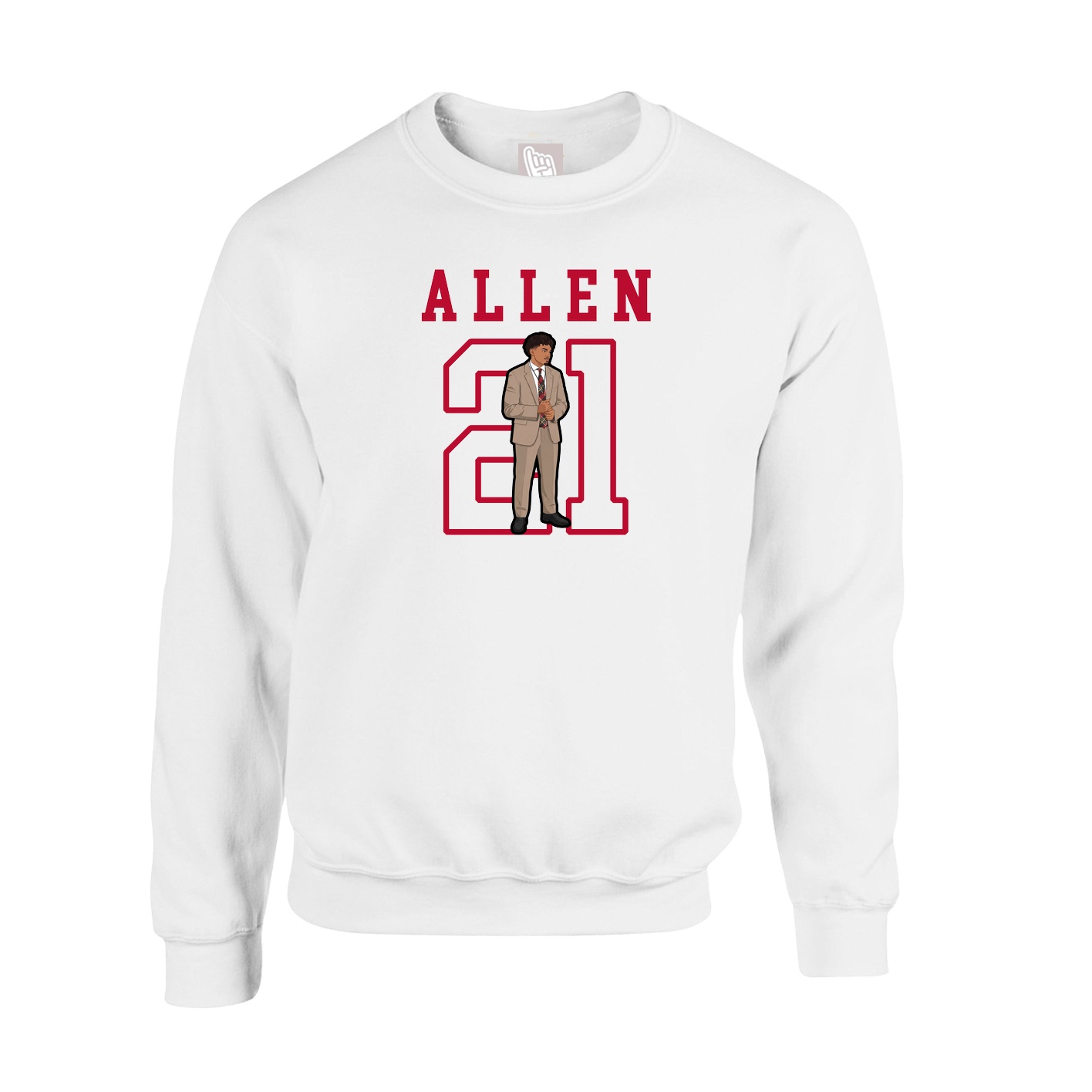 Fleece Crew — Shirsey in White