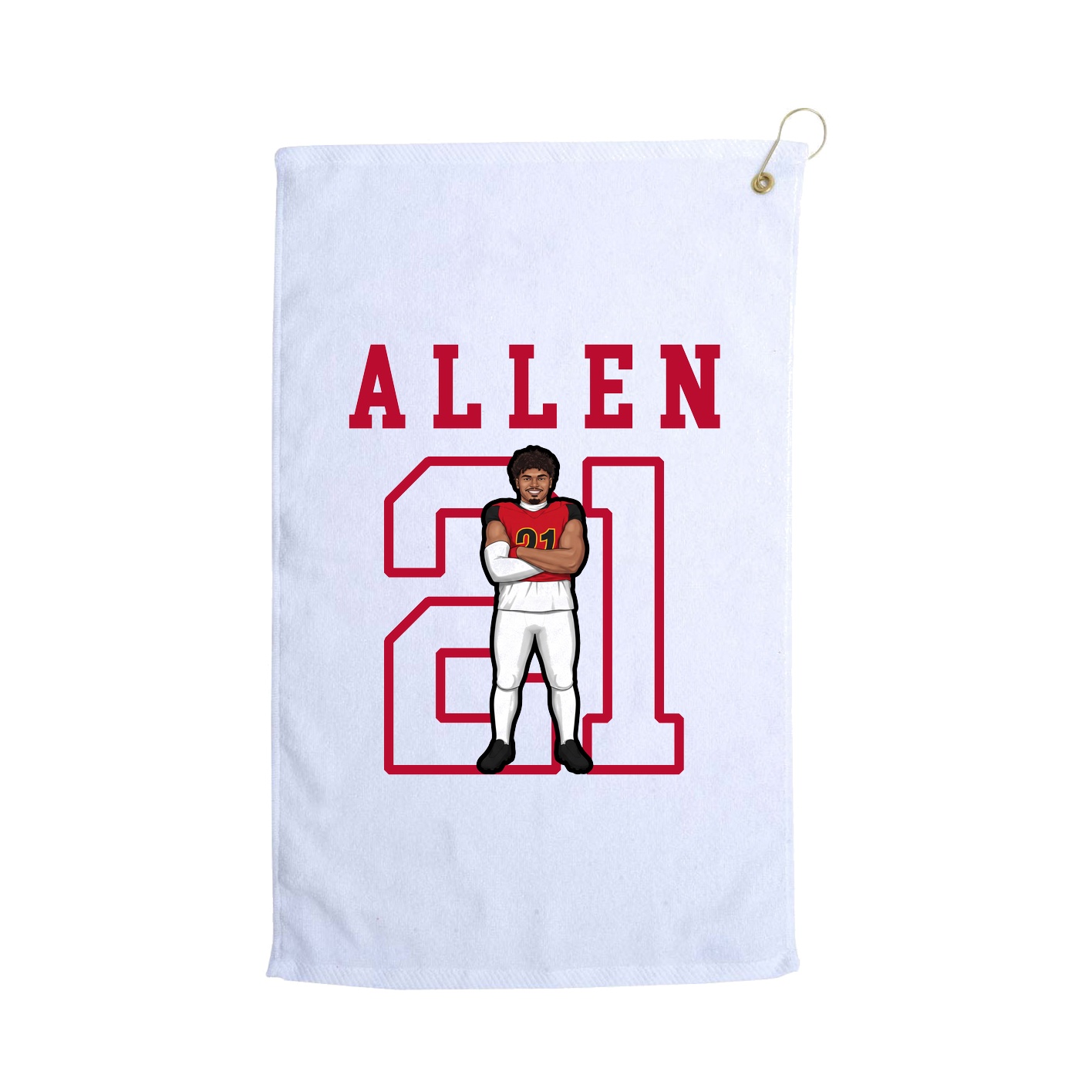Golf Towel — Shirsey in White