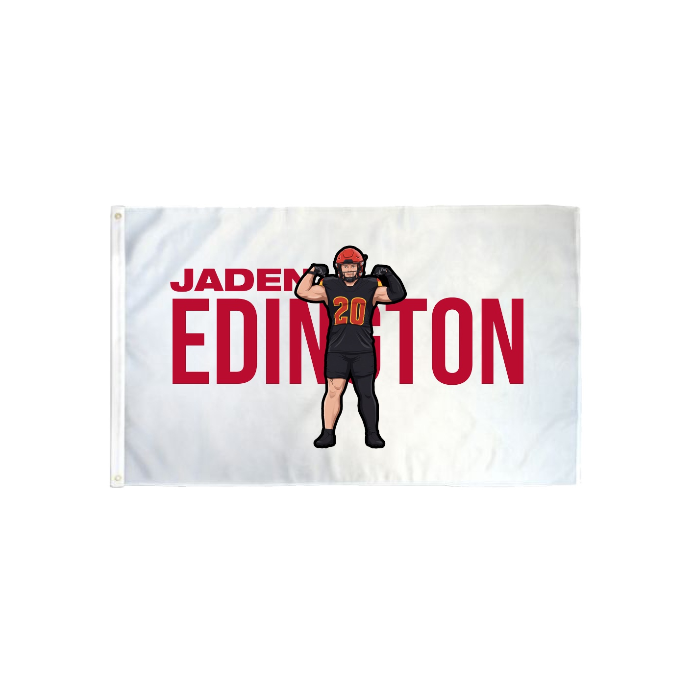 3x5 Flag — Player Name in Classic