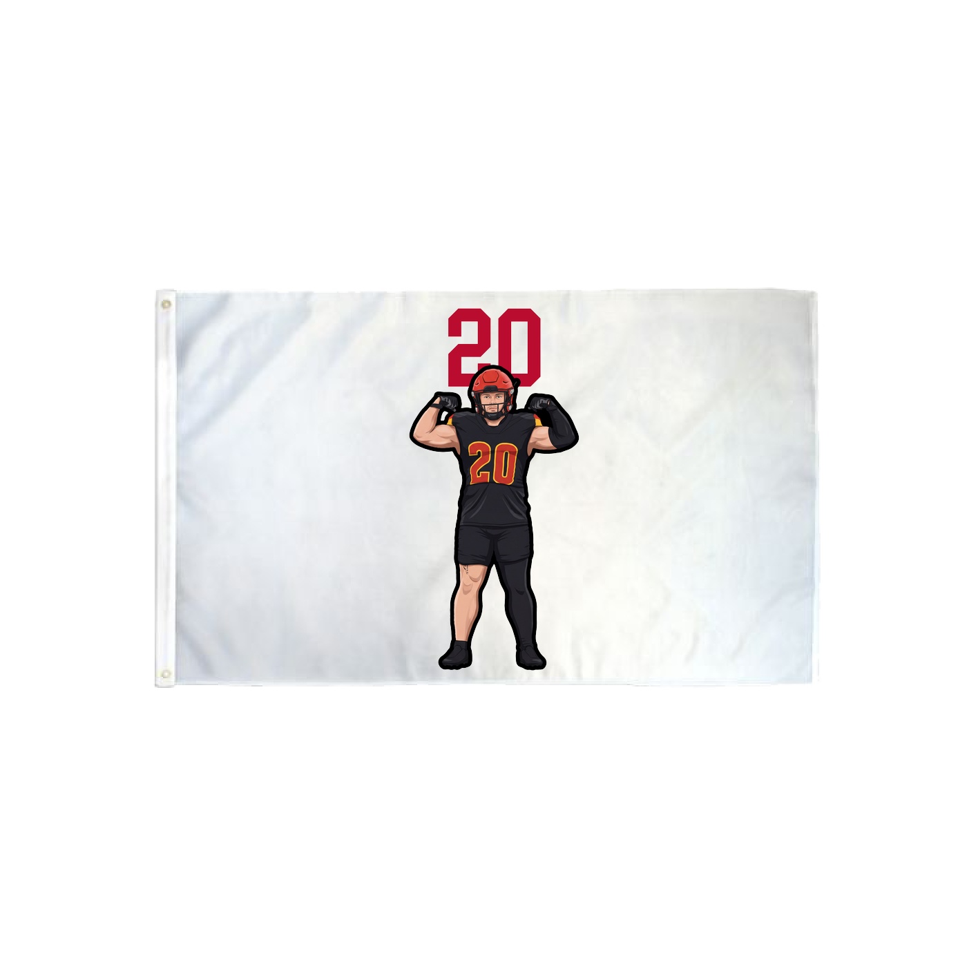 3x5 Flag — Number Top in Classic