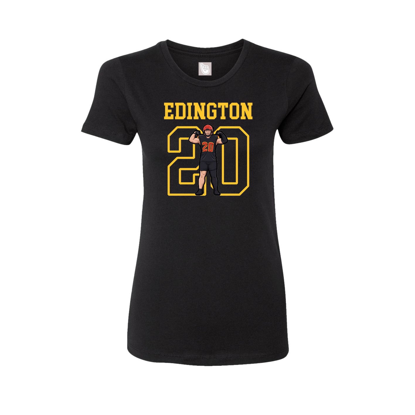 Fitted Women's Tee — Shirsey in Black