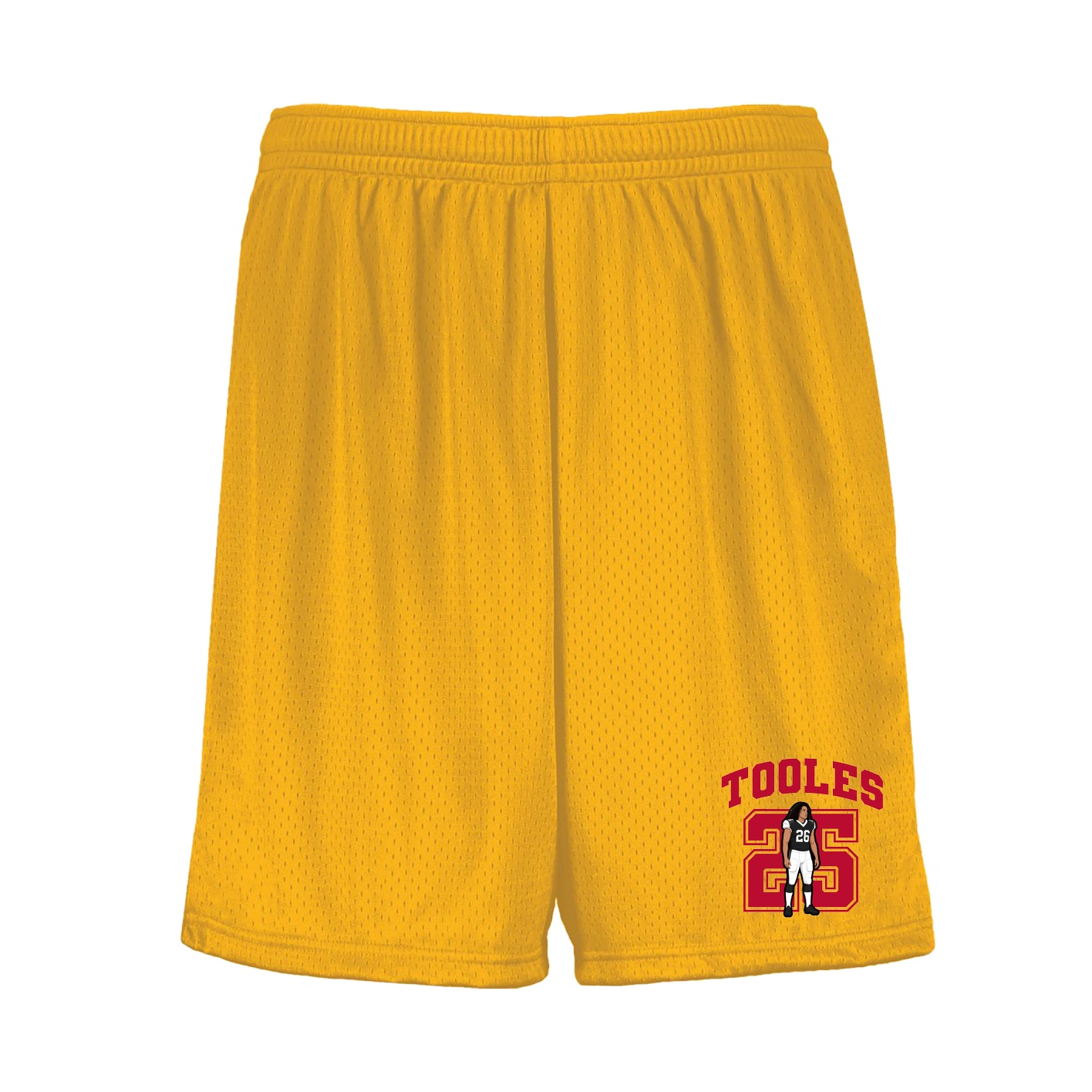 Shorts — Number in Gold