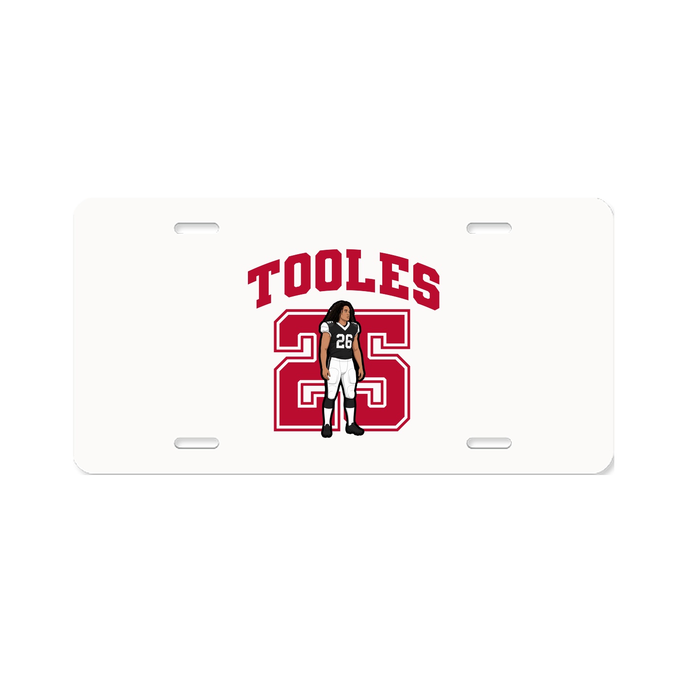License Plate — Number in Classic