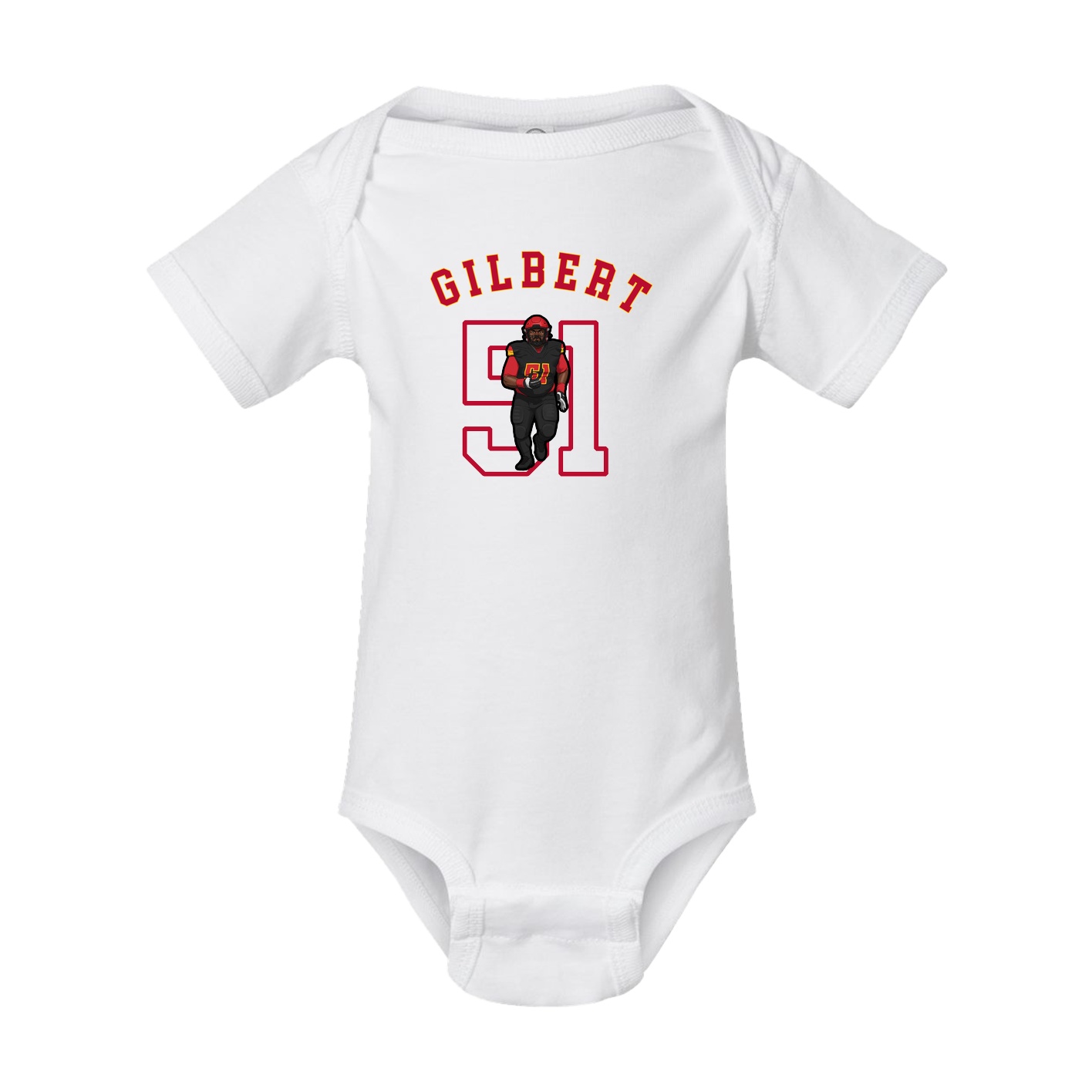 Baby Onesie — Shirsey Arch in White