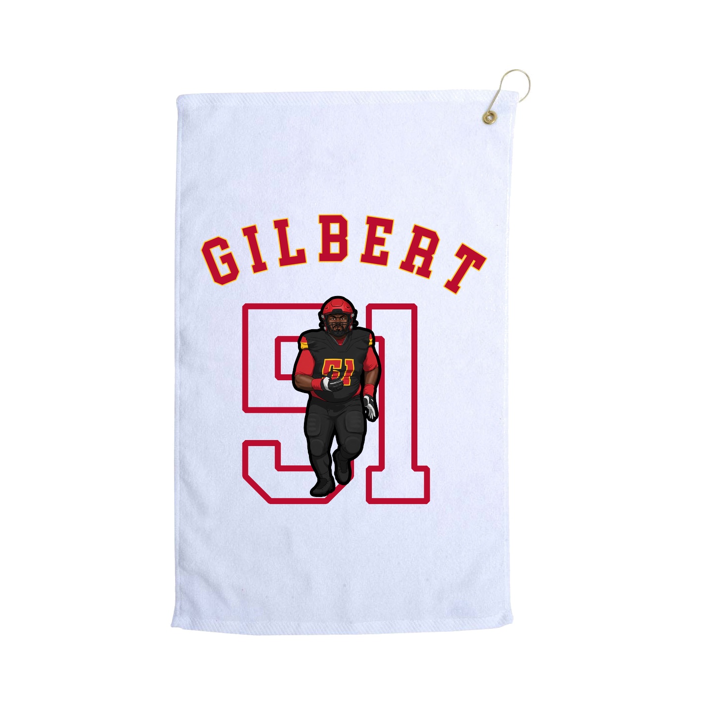 Golf Towel — Shirsey Arch in White