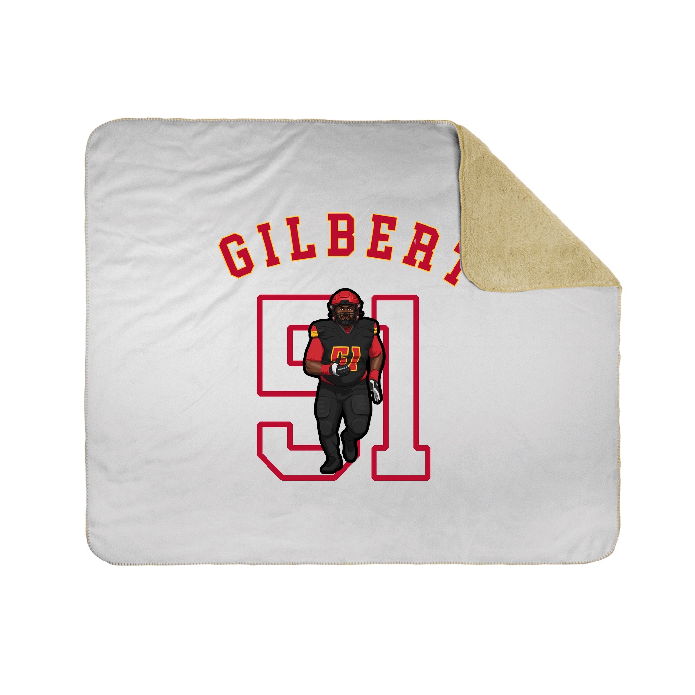 Throw Blanket — Shirsey Arch in White