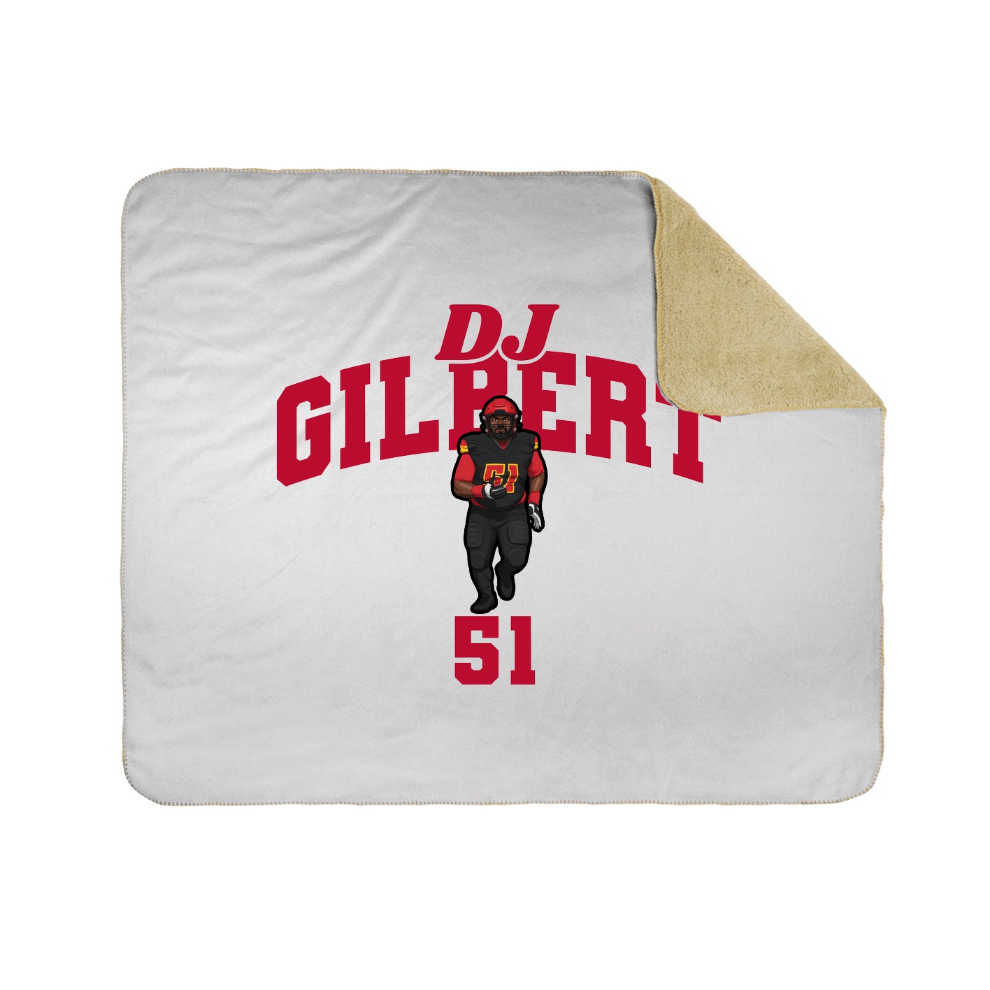 Throw Blanket — Signature Arch in White