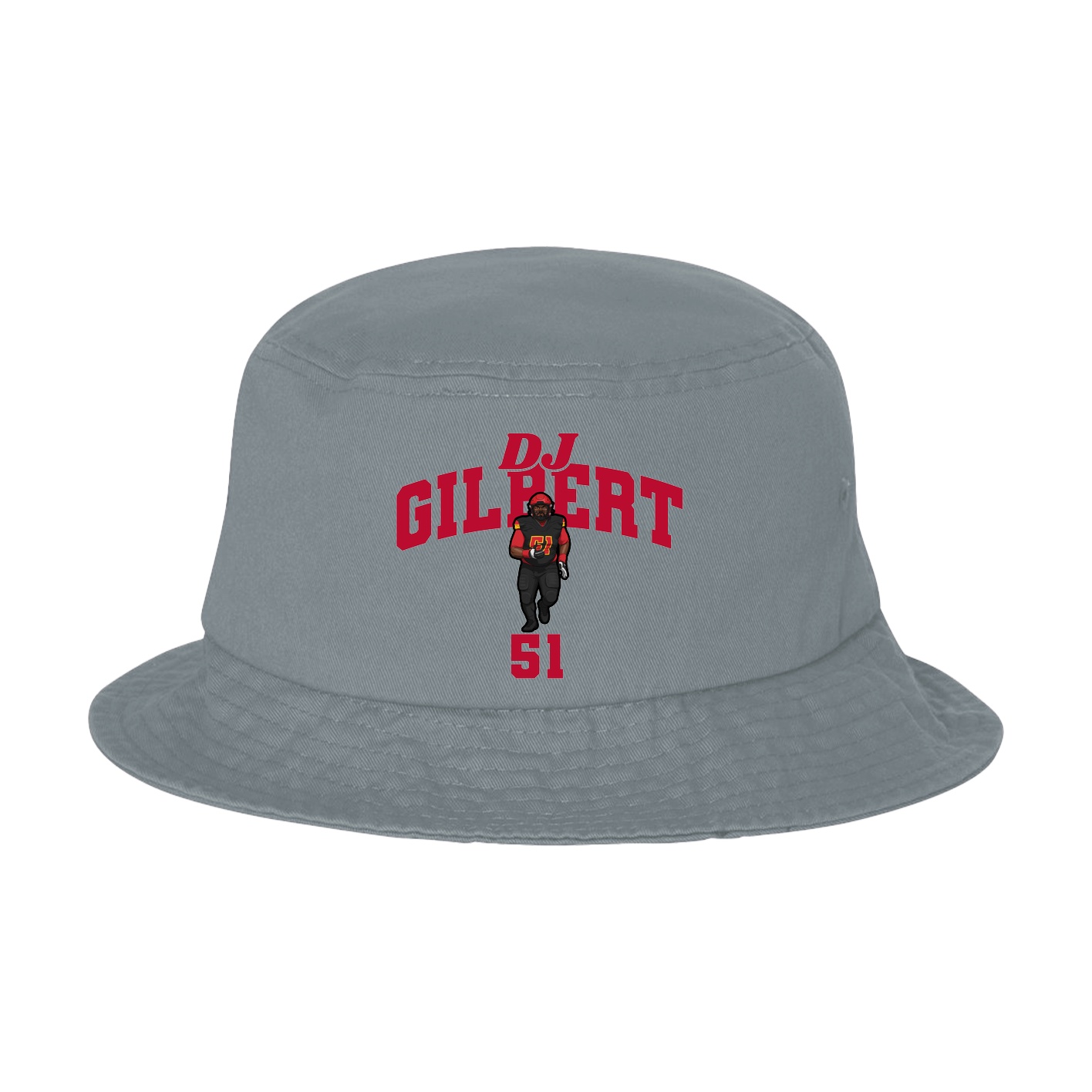 Bucket Cap — Signature Arch in Grey