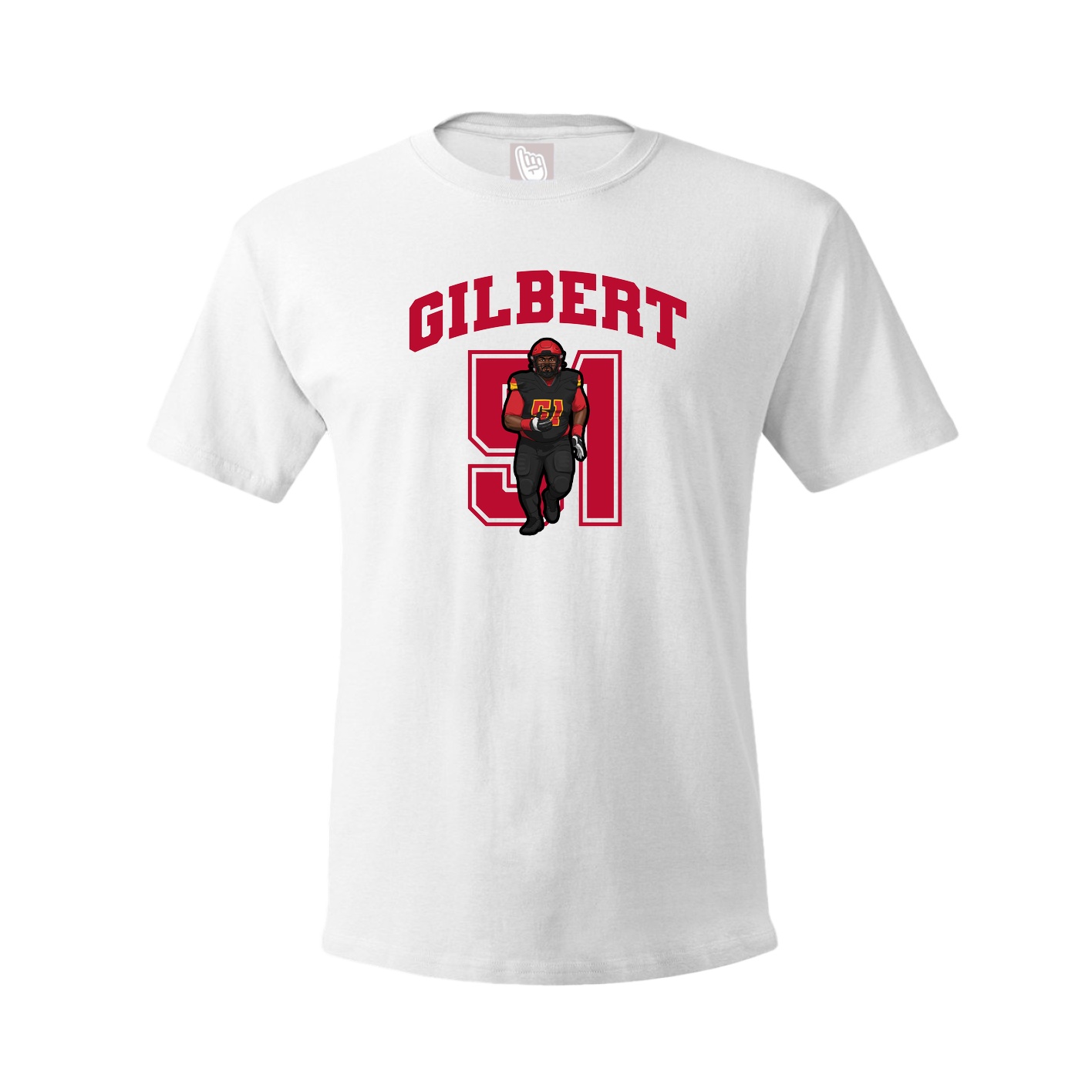 Tee — Number in White