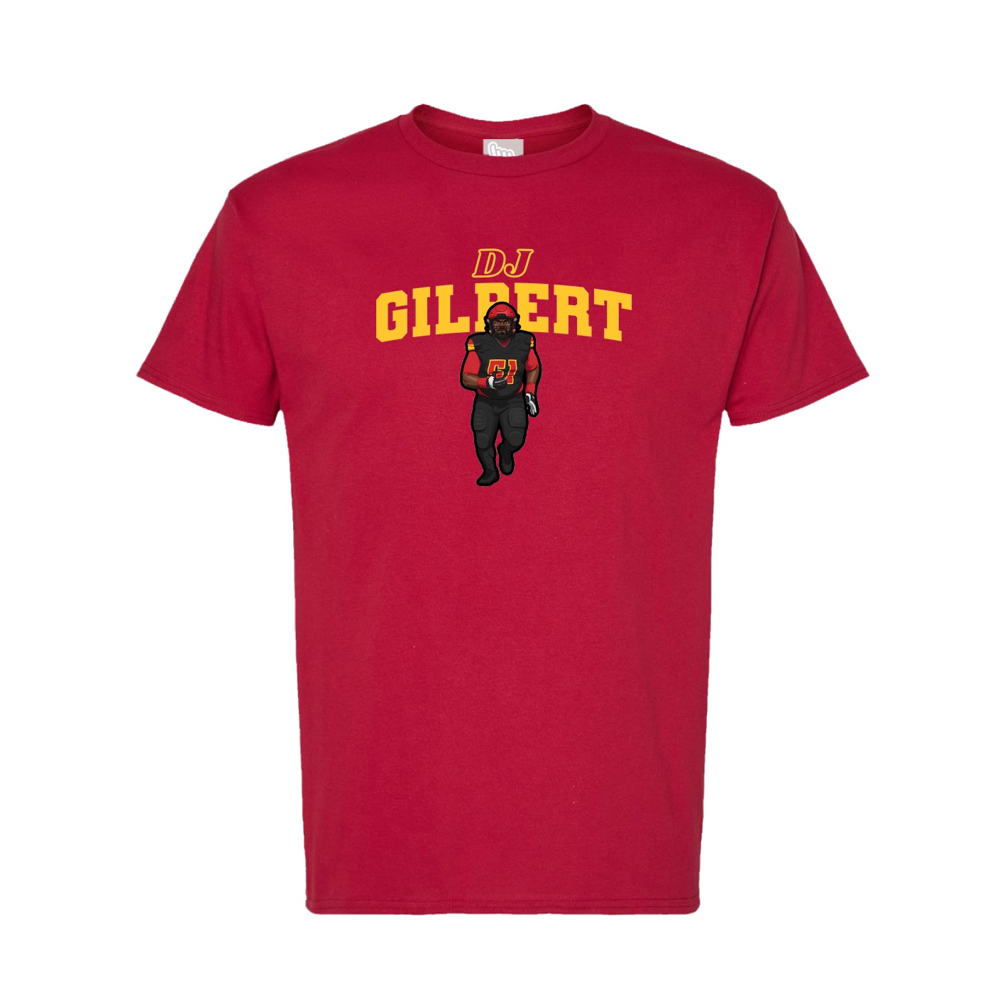 Tee — Name Arch in Crimson
