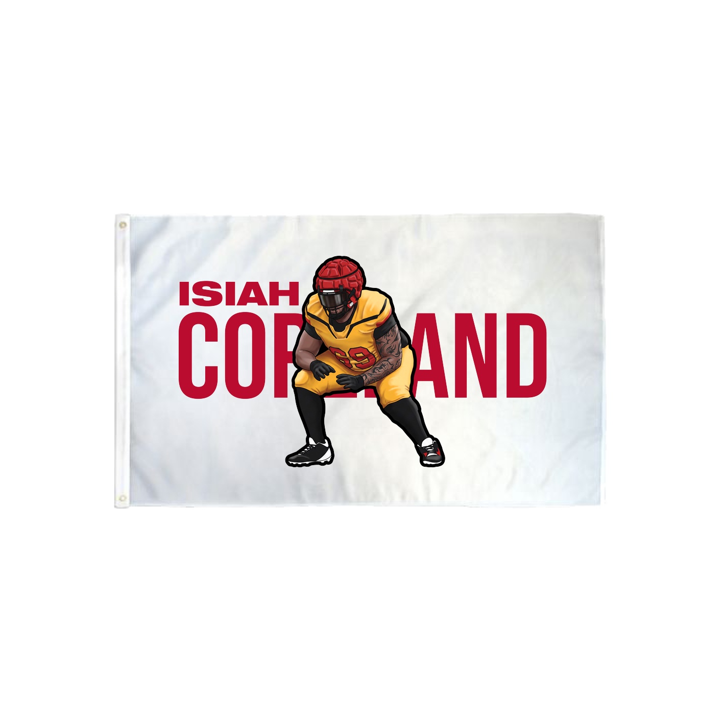 3x5 Flag — Player Name in Classic