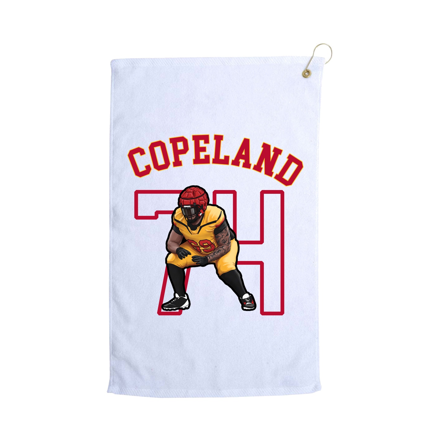 Golf Towel — Shirsey Arch in White
