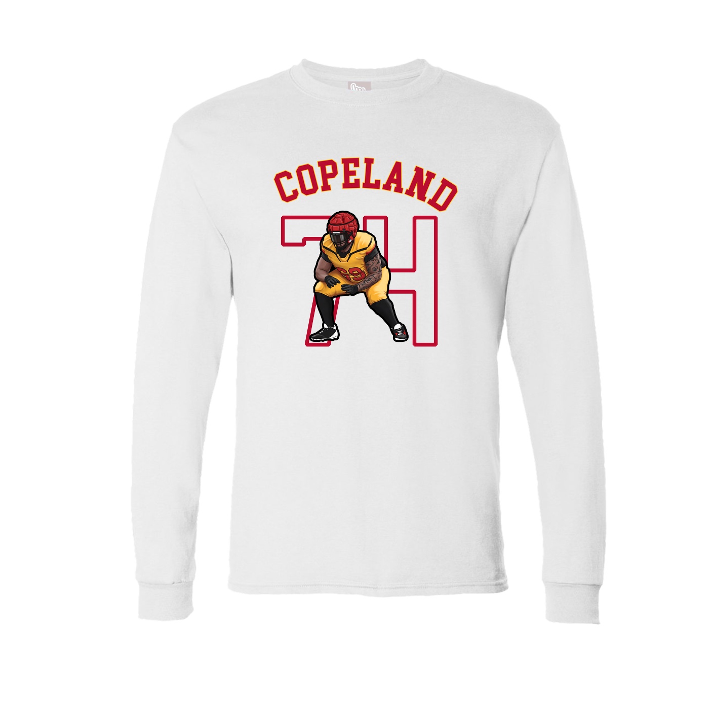 Long Sleeve Tee — Shirsey Arch in White
