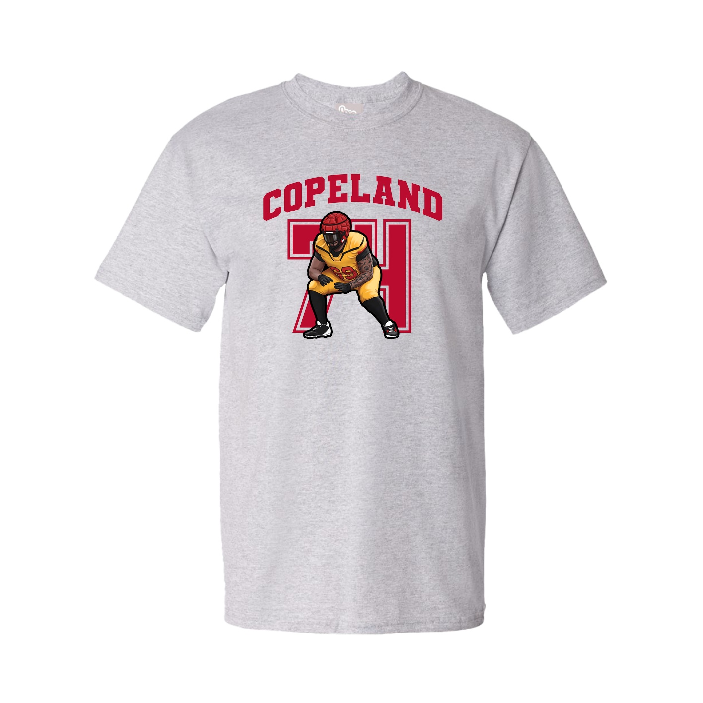 Youth Tee — Number in Grey