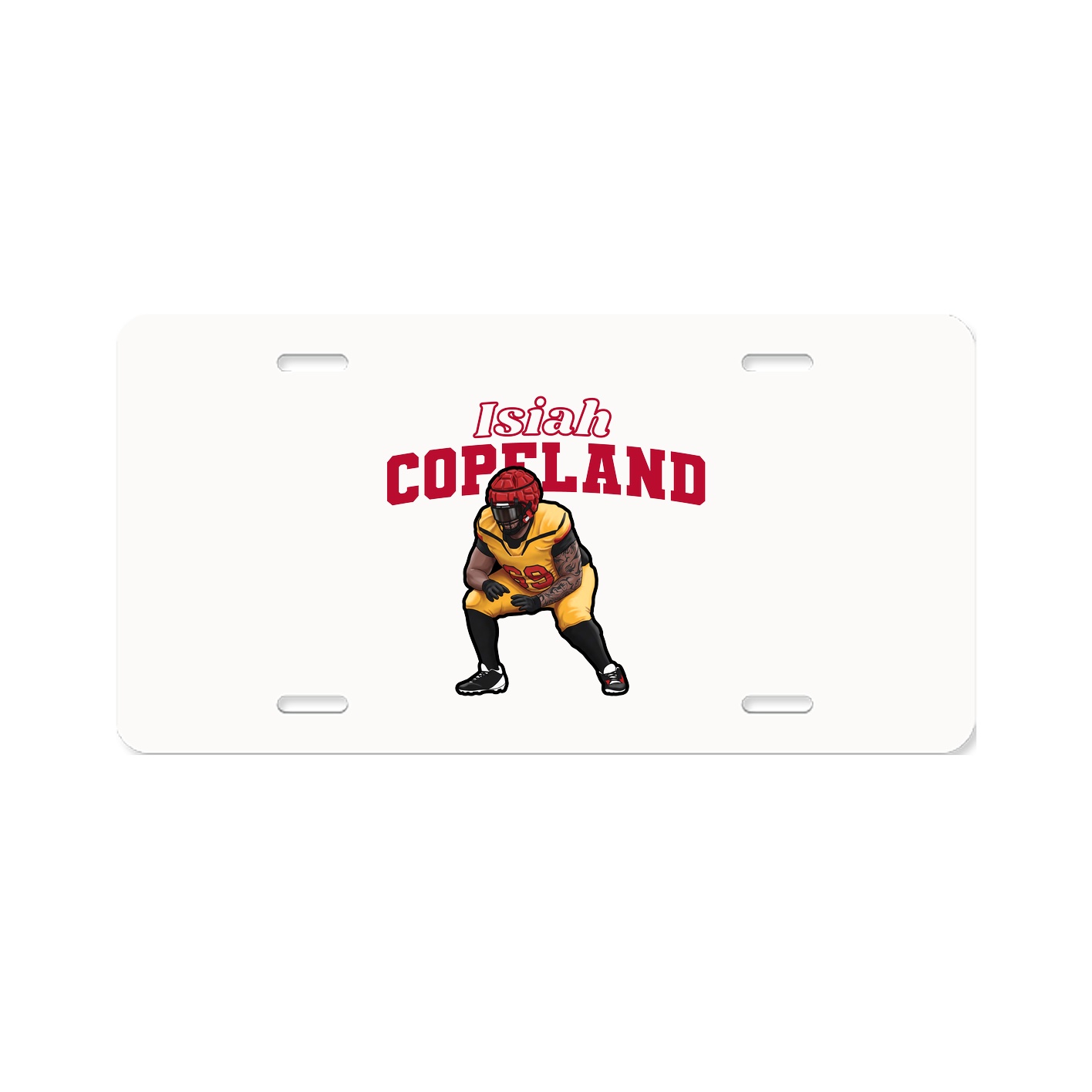 License Plate — Name Arch in Classic