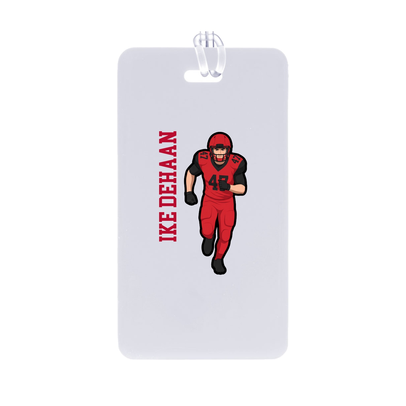 Bag Tag — Name Vertical in Classic