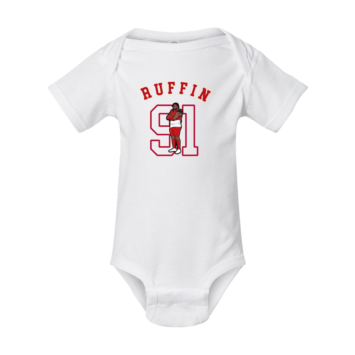 Baby Onesie — Shirsey Arch in White