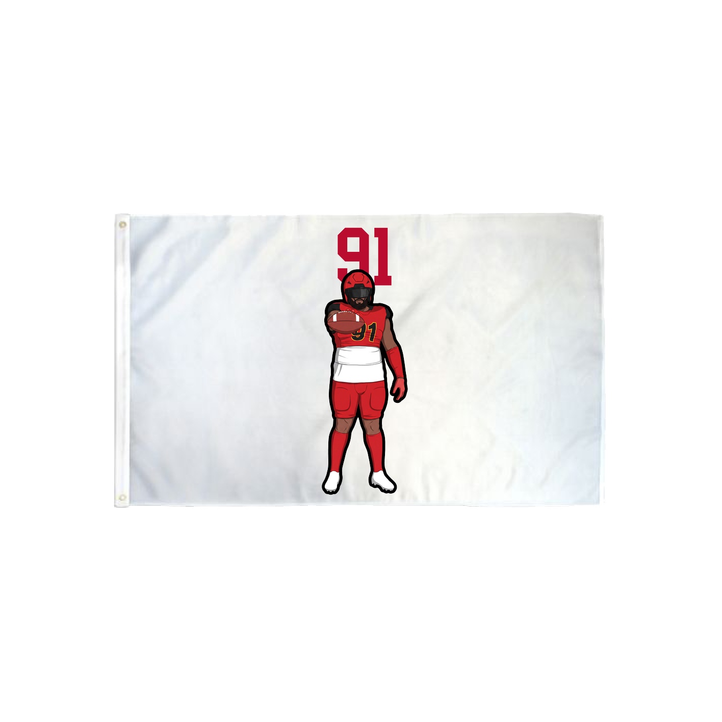3x5 Flag — Number Top in Classic